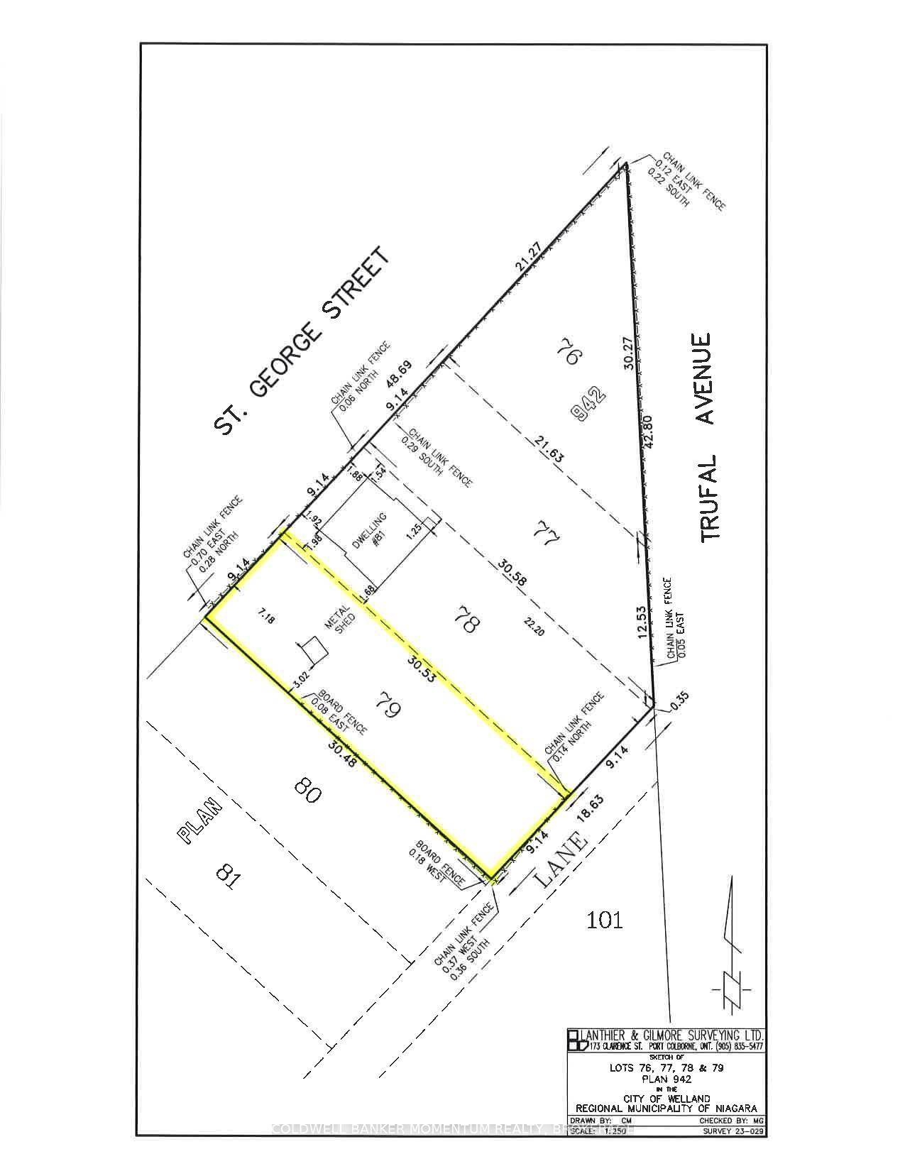 Introducing a prime building lot in the desirable southwest region of Welland, Ontario.