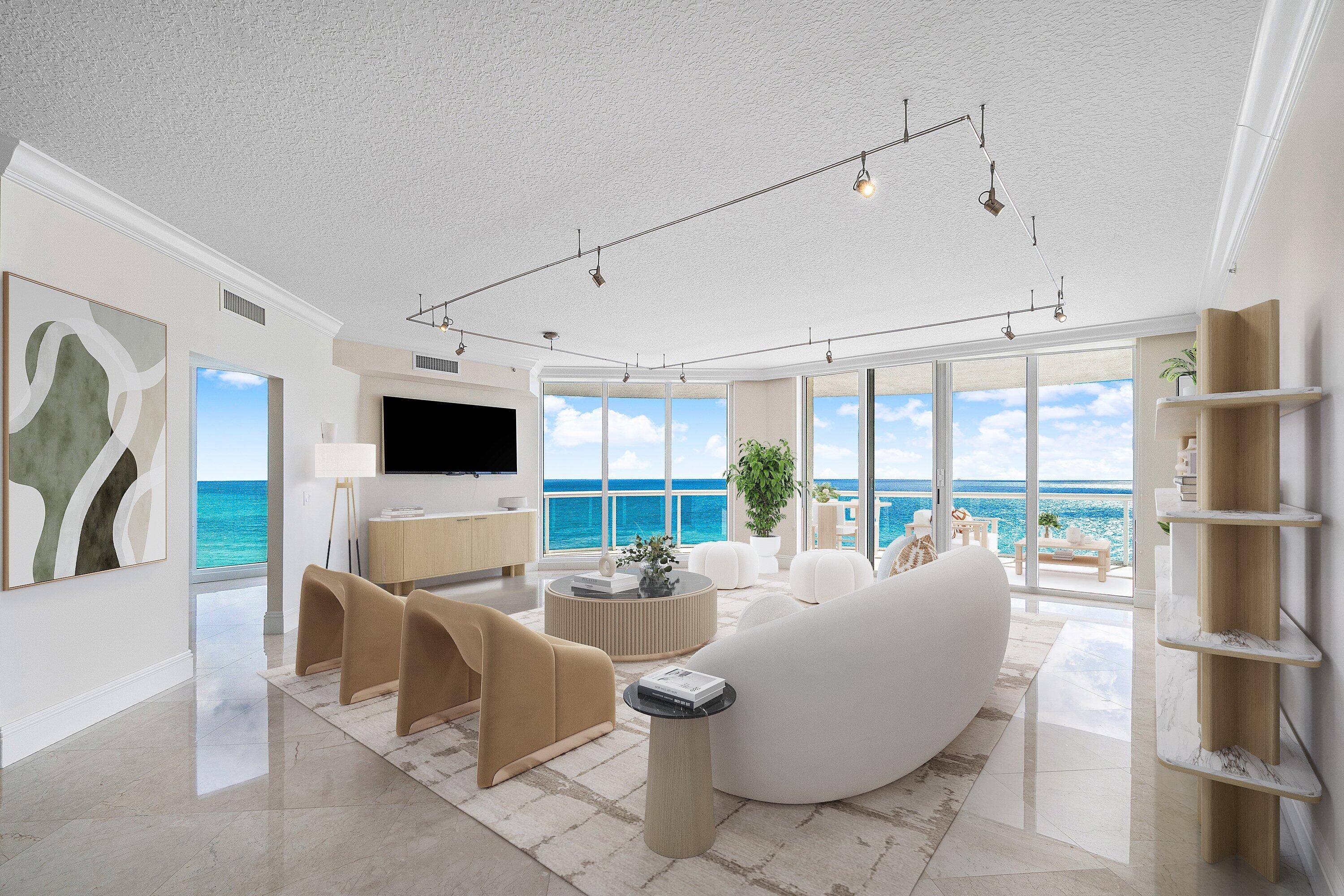 Experience unparalleled luxury in this direct oceanfront 3 bedroom, 3.