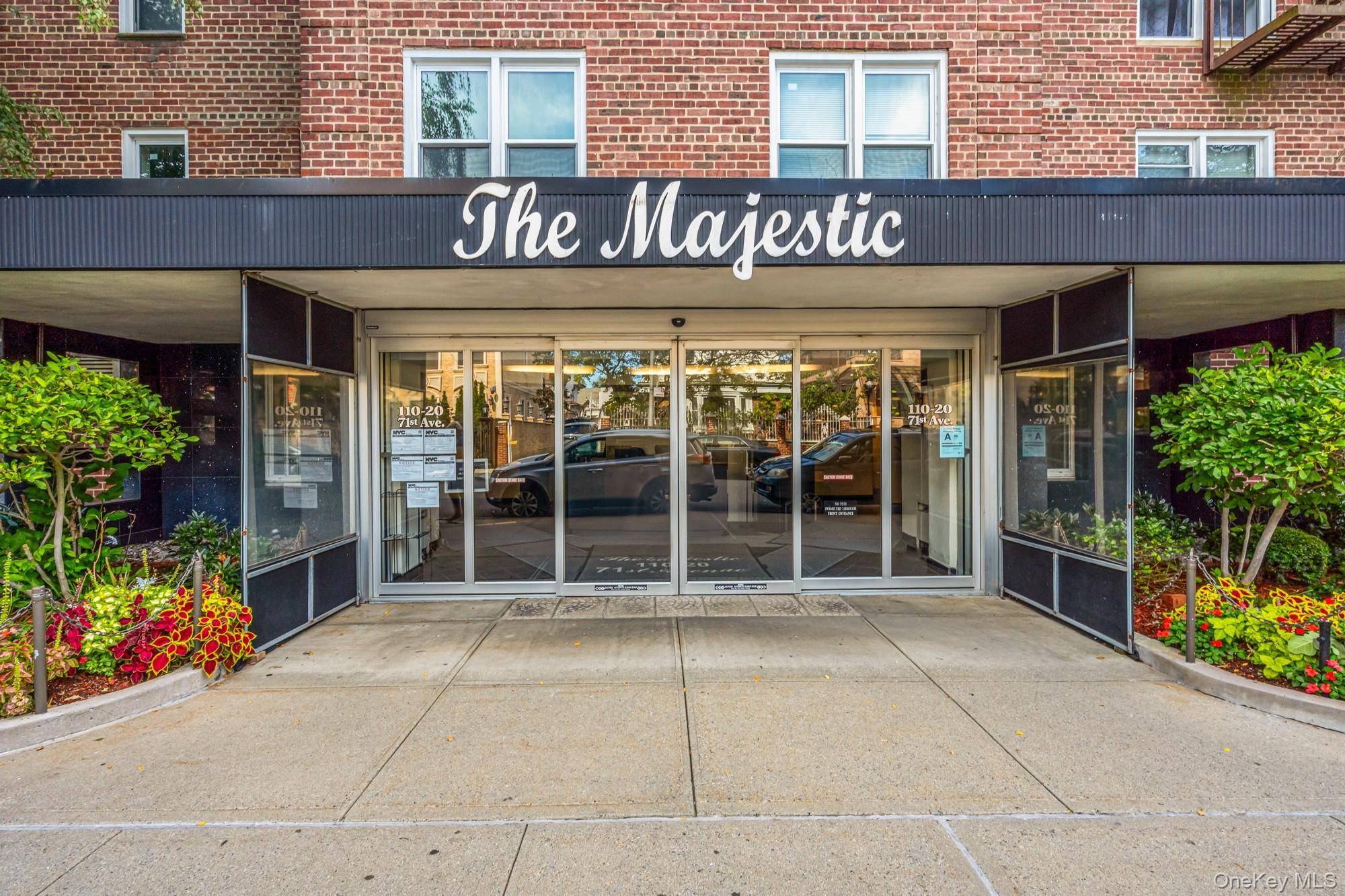 Welcome to this beautifully renovated 2 bedroom, 1 bathroom corner unit at The Majestic, a full service, pet friendly building in the heart of Forest Hills.