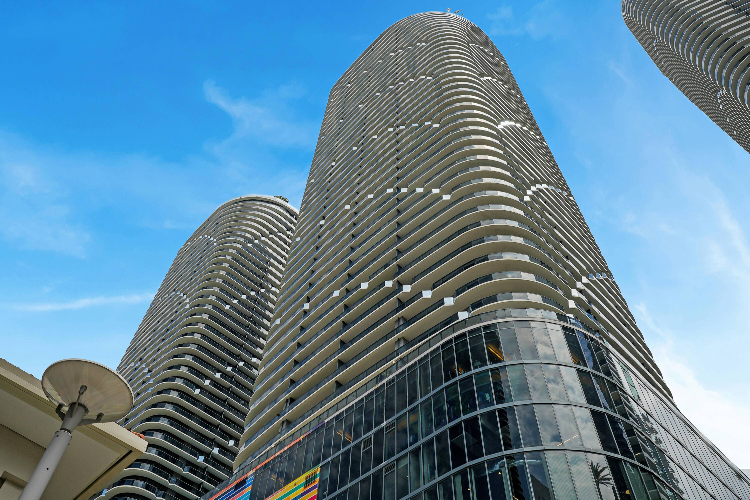 Soar above the city in this sophisticated 35th floor condo in the heart of Brickell.