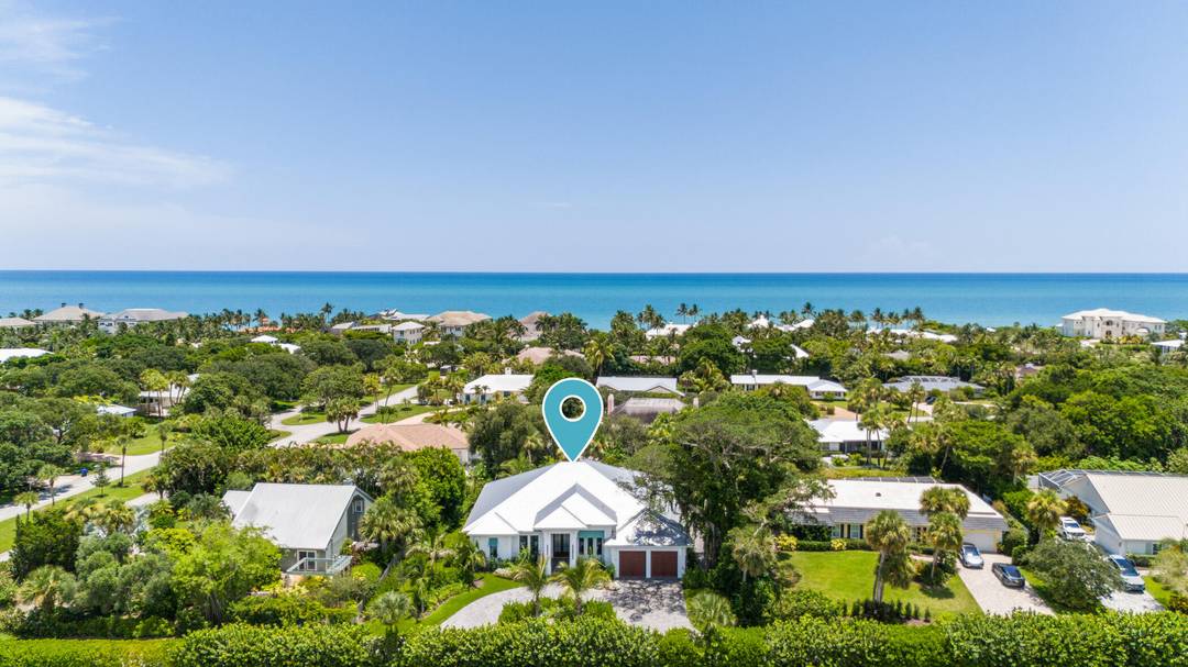 Steps from the shores of the Atlantic, this NEW custom coastal retreat is East of A1A and just 4 lots to the beach.
