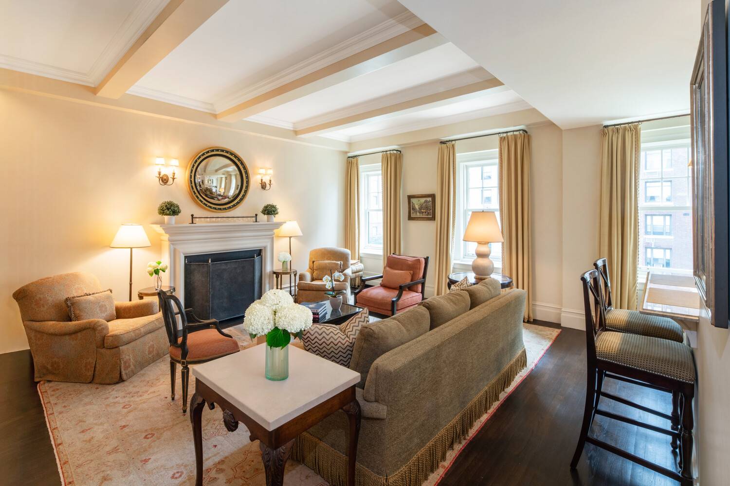 NEW TO MARKET ! Luxurious Park Avenue living awaits you in this 1400sf sprawling 5th floor two bedroom corner home in a premier white glove cooperative.