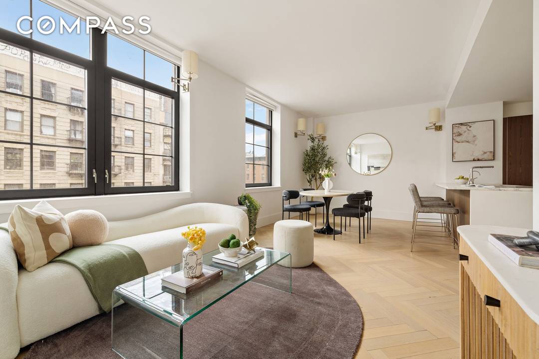Chic East Village living awaits in this gorgeous one bedroom, one bathroom residence featuring sun kissed interiors and designer finishes in a contemporary full service condominium.