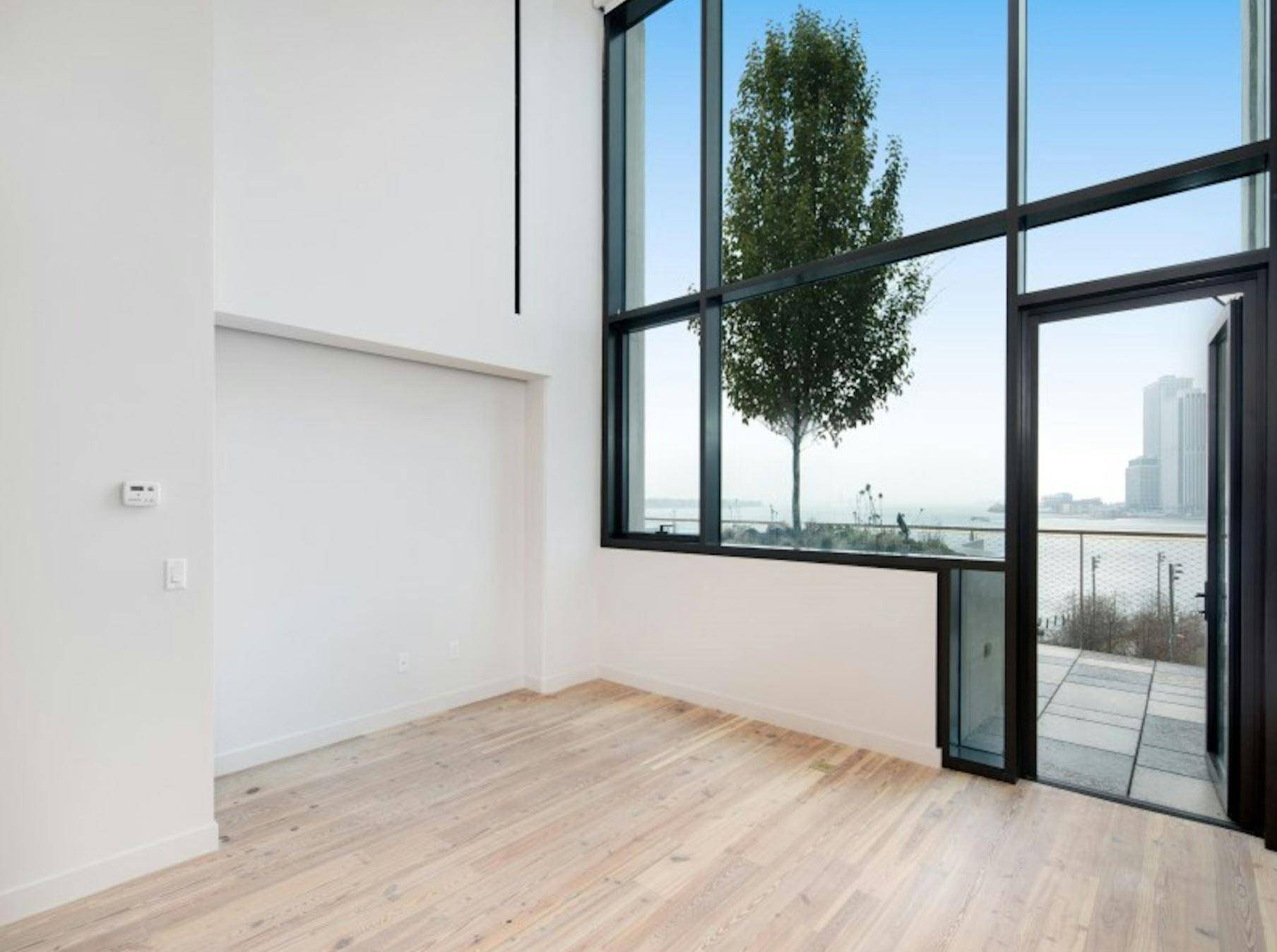 Sun flooded dream apartment at the coveted Pierhouse at Brooklyn Bridge Park condominium.