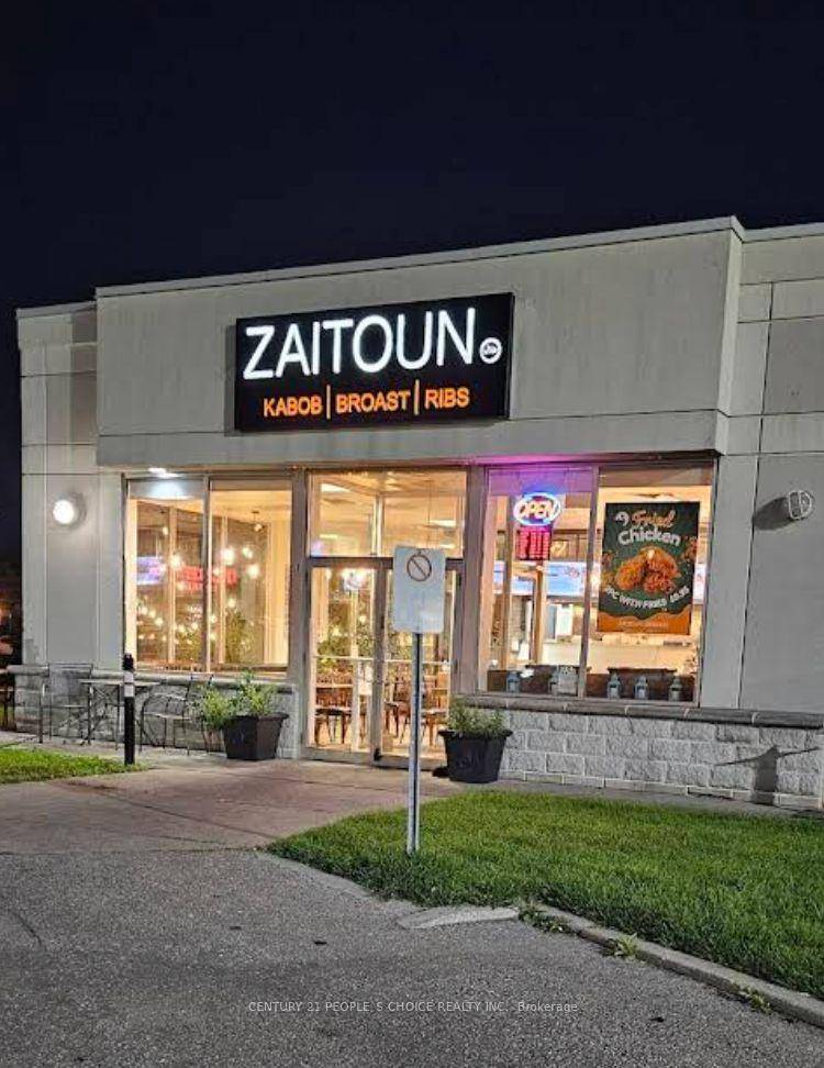 Turn key opportunity at 2270 Markham Rd, Scarborough Zaitoun Restaurant located in a high traffic plaza with excellent visibility and strong footfall.