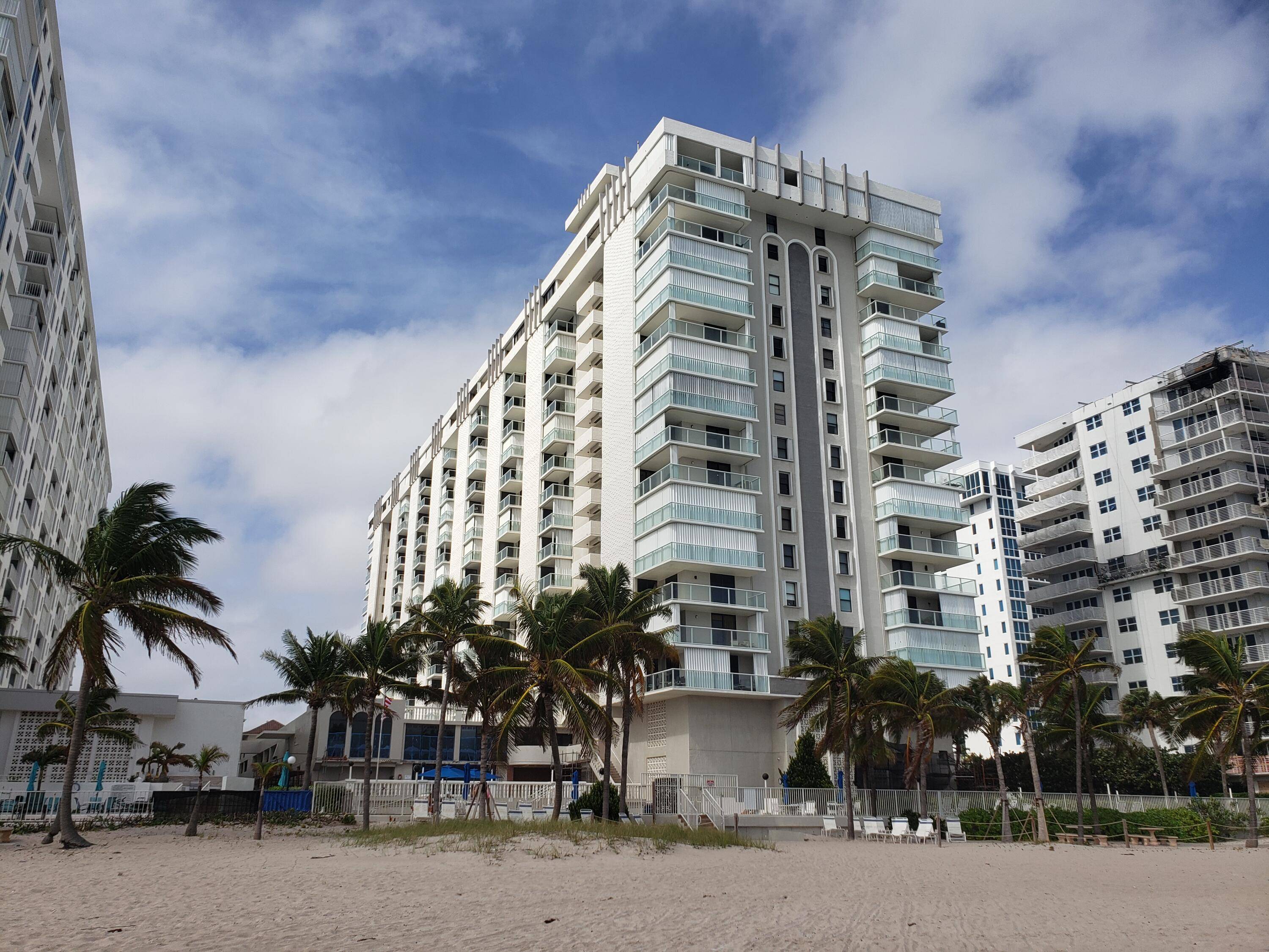 AMAZING LOCATION DIRECTLY ON THE SAND IN BEAUTIFUL REDEVELOPEMENT AREA OF POMPANO BEACH.