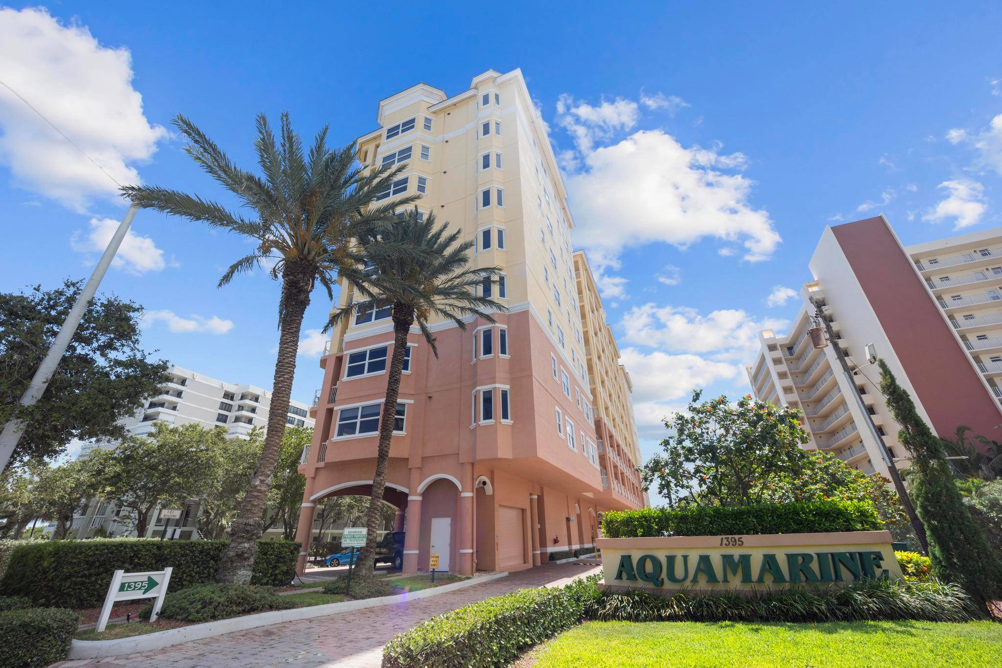 Experience the ultimate beach lifestyle in this expansive 1, 961 sf 3 bed 2 bath condo located in the prestigious Aquamarine Tower at Pompano Beach.