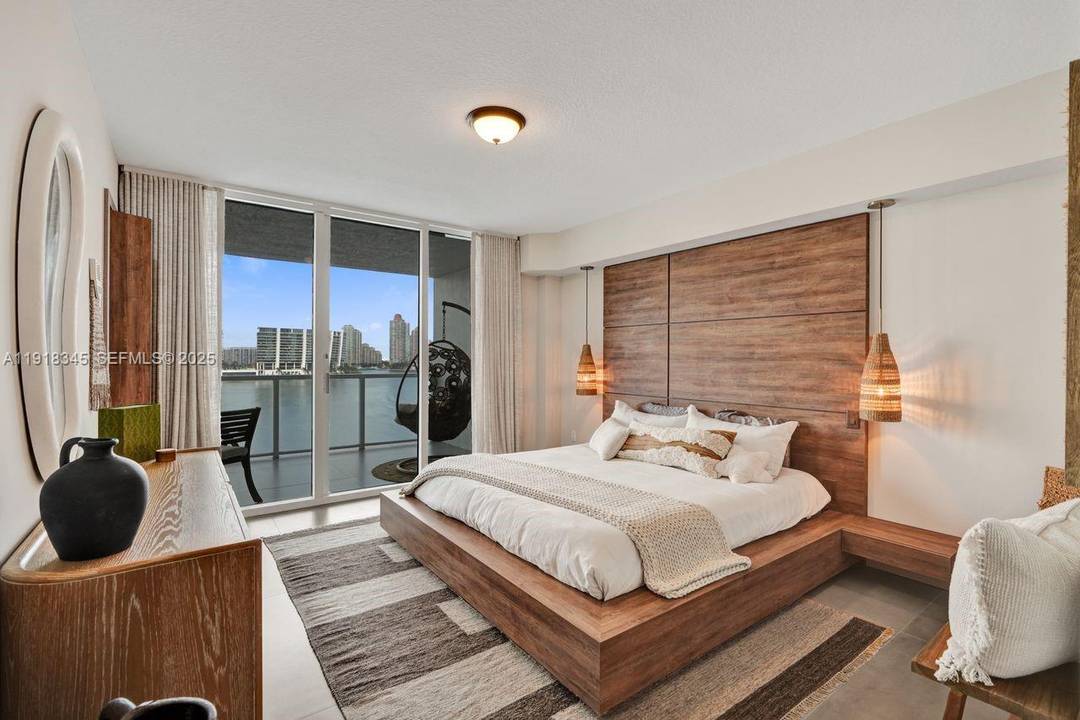 Completely REMODELED 9th floor 2 bedroom Condo with Breathtaking views on Intracoastal Bay area of Sunny Isles Beach.