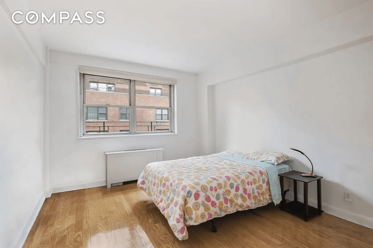 Located within a full service Condop building, this one bedroom apartment is bright and spacious.