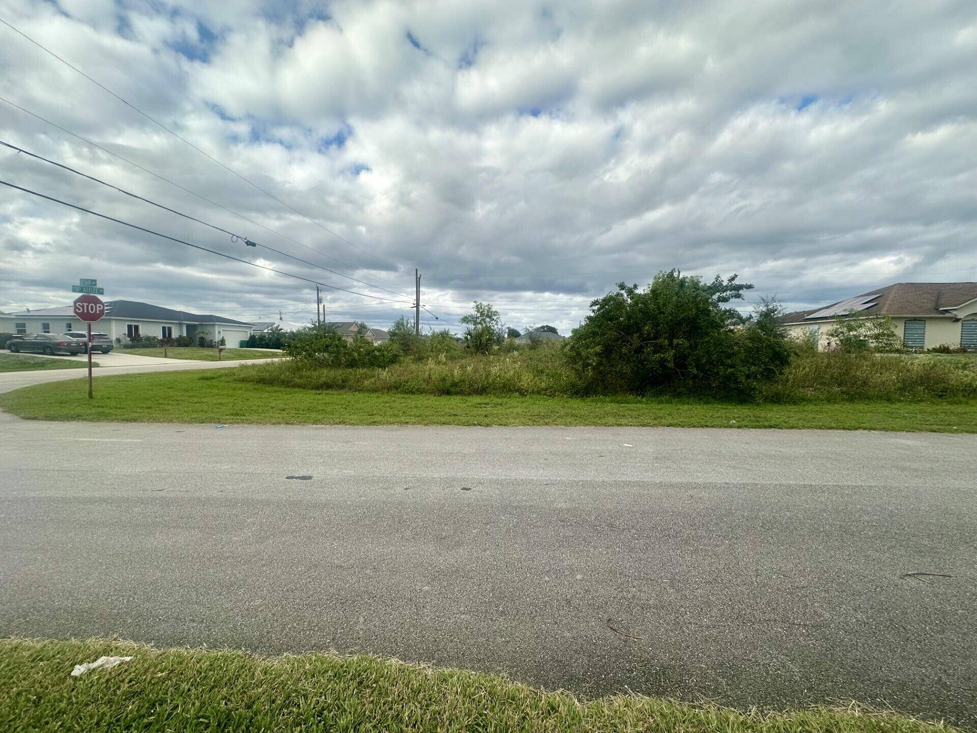 Build your dream home on this HUGE corner lot.