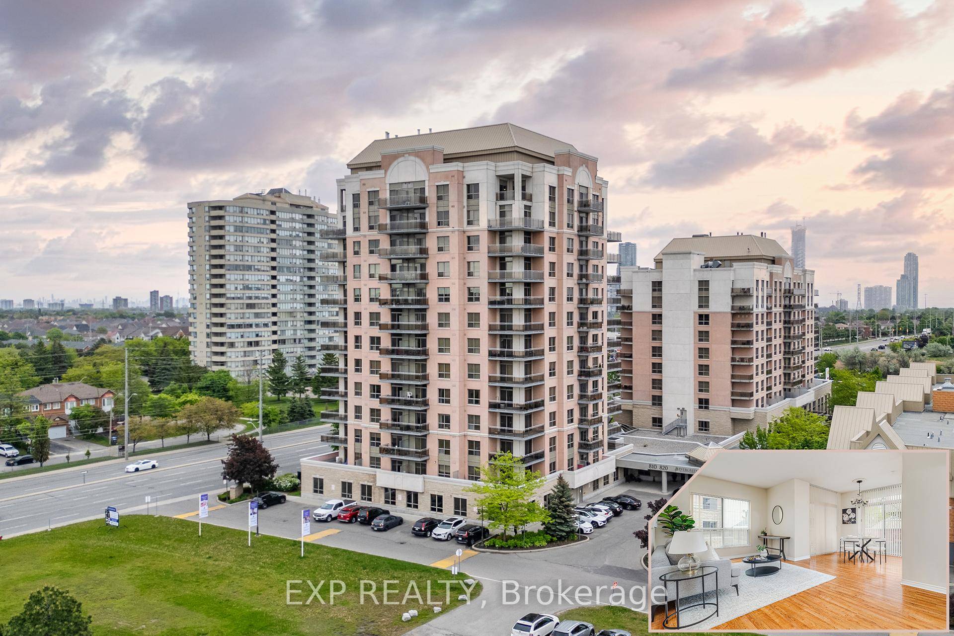 Nestled in the heart of Mississauga at 206 810 Scollard, this meticulously crafted 2 bedroom 2 full washrooms den suite offers the perfect blend of convenience, style, and resort style ...
