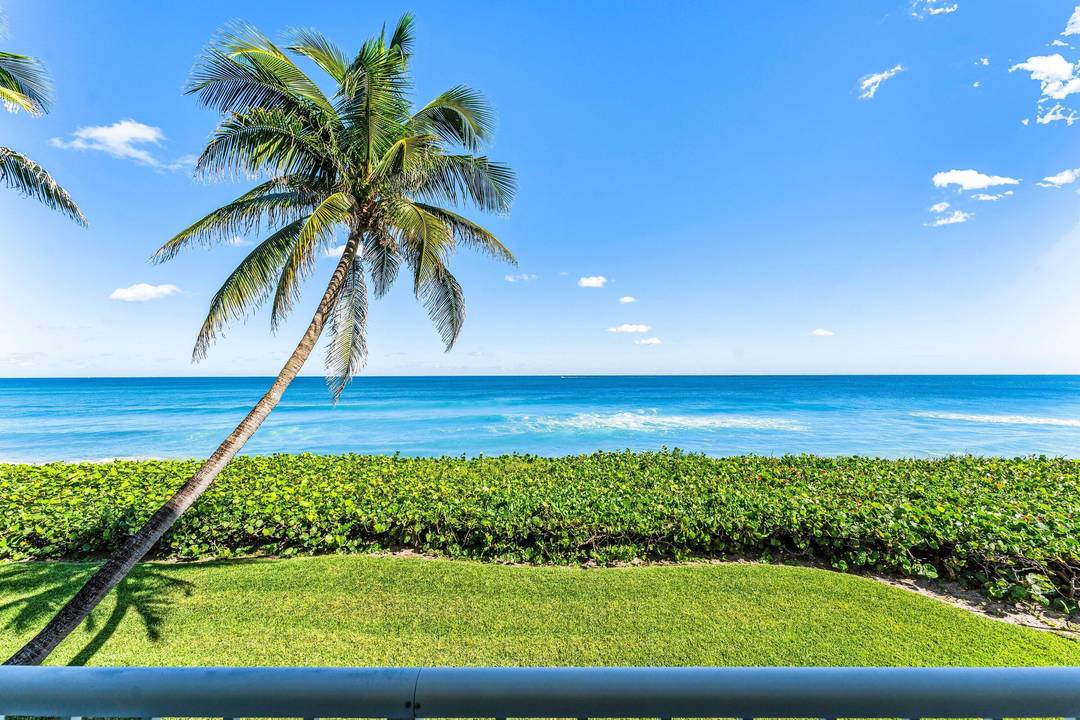 Welcome to the Enclave 302S a rarely available 3 bed, 3 bath DIRECT OCEANFRONT Southeast Corner residence in one of Palm Beach's most sought after luxury oceanfront buildings.
