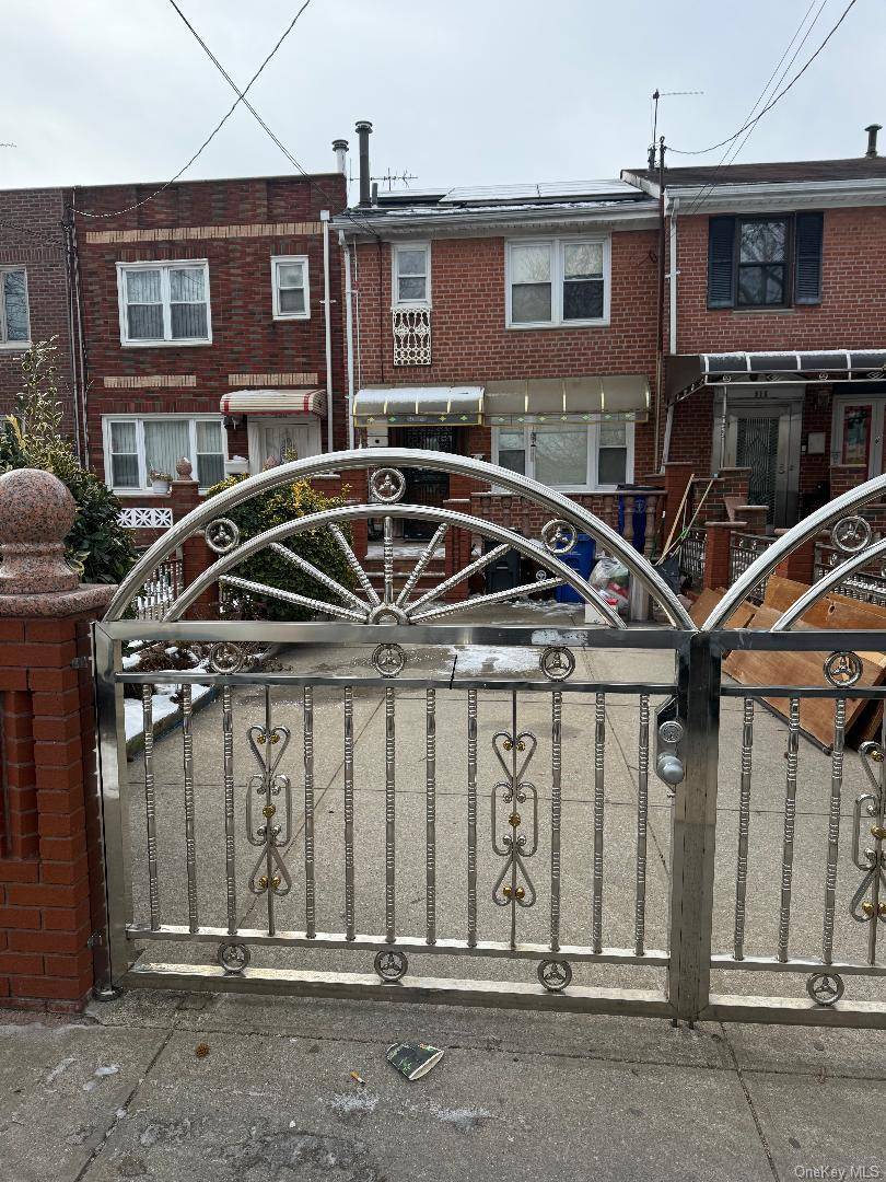 Well, Maintain Beautifull Single Family Brick Features 3 Bedroom Duplex and Finished Basement, Front Terrace, Backyard Entrance to Avenue J.