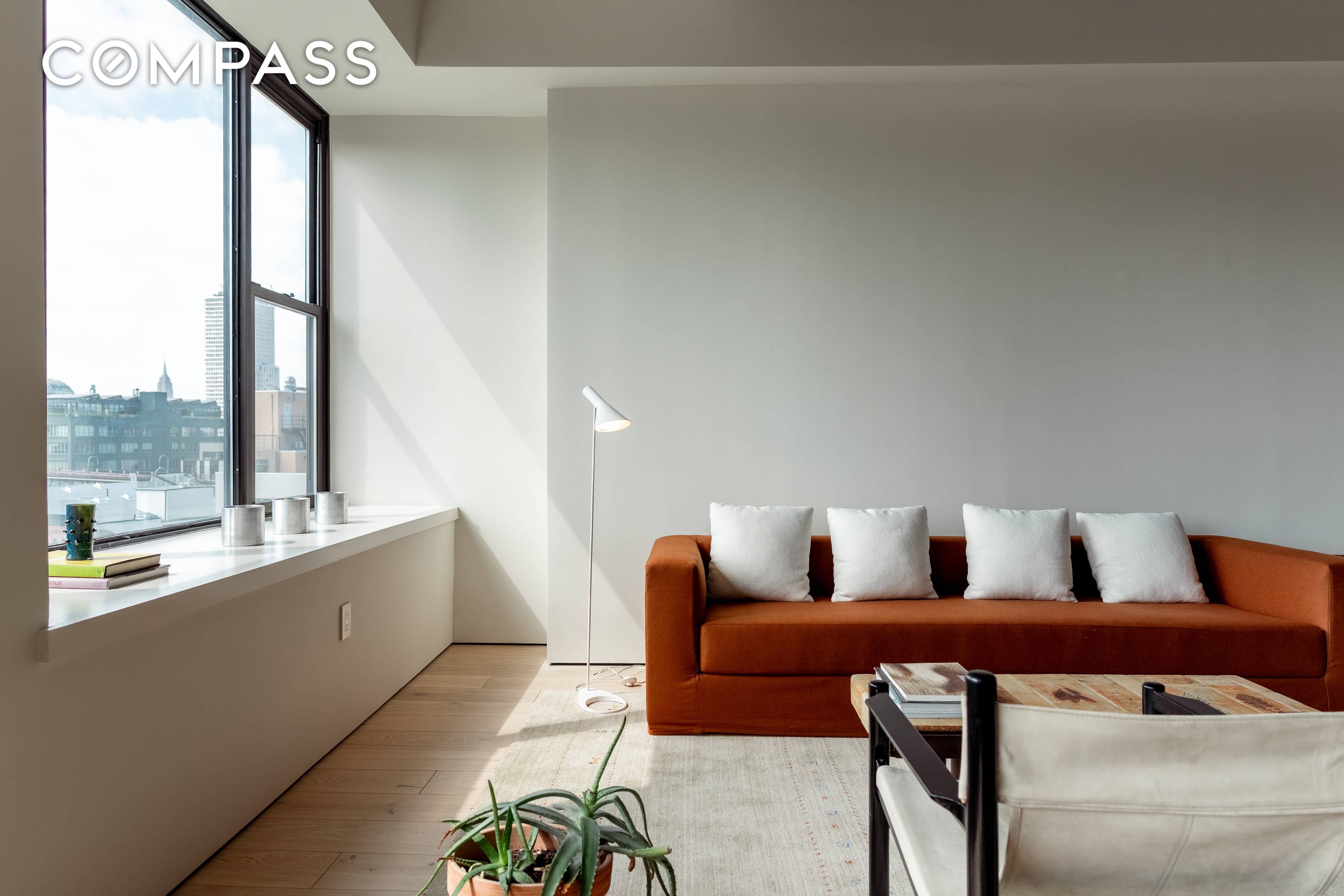 Welcome to your sun drenched, newly renovated, spacious loft three bedroom, two bath home with soaring 12 foot high ceilings, and sunset city river views over Manhattan.
