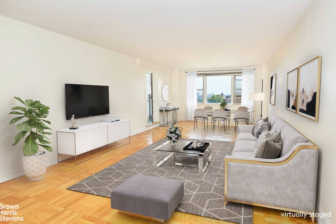 Finally, a spacious two bedroom two bath with enclosed terrace and an indoor parking space to boot !