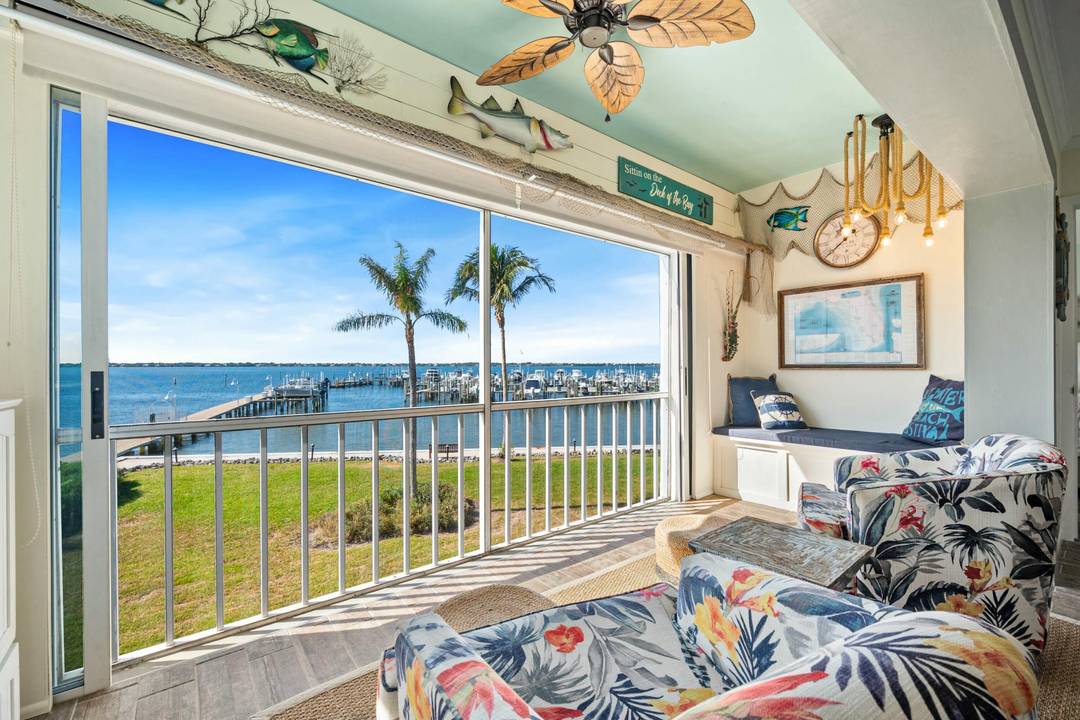 Get out of the snow and come tour the Treasure Coast as you stay in this beautiful riverfront 2 BR 2 BA condo for seasonal rent Jan March 2025 April ...