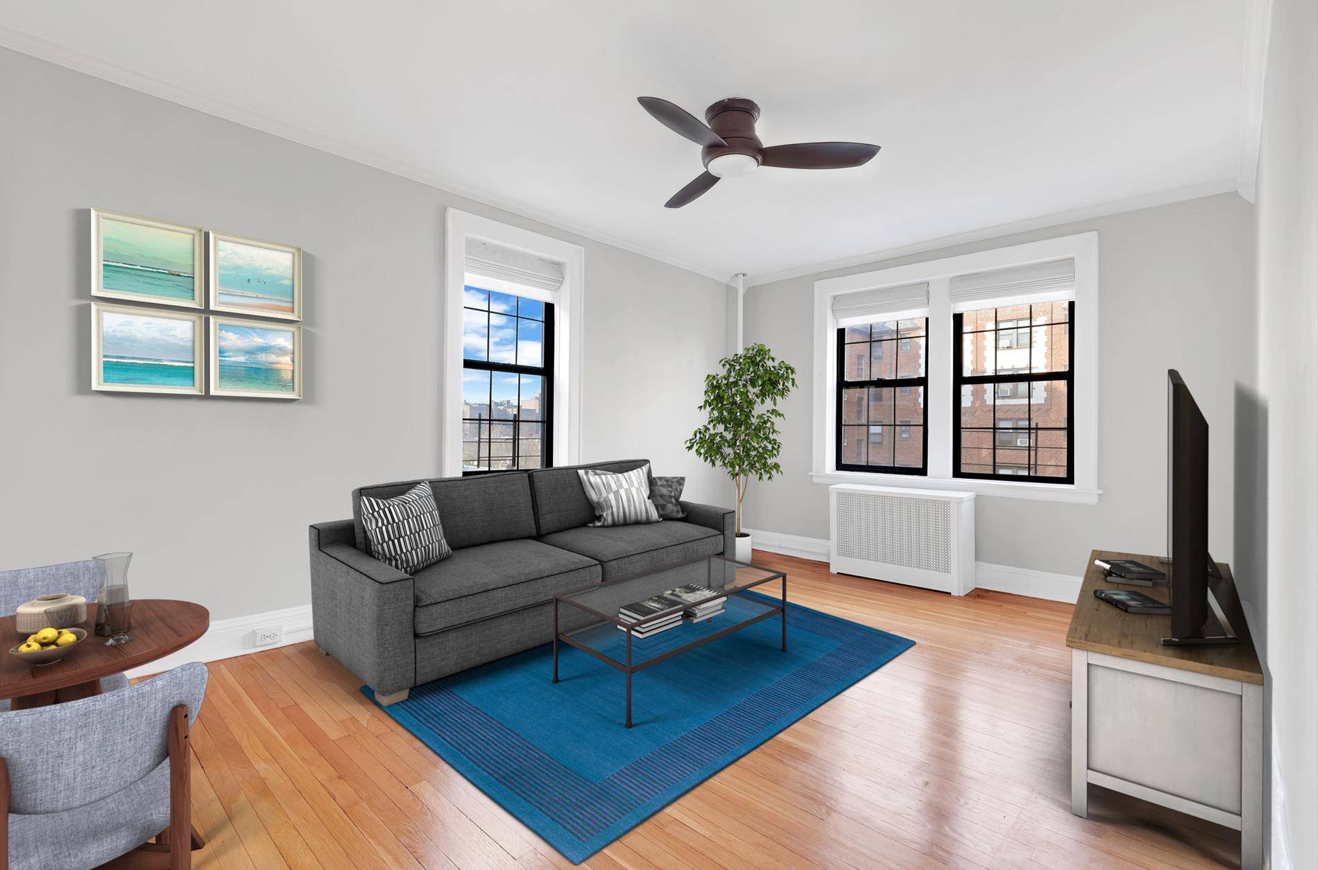 68 12 BURNS STREET D1SPACIOUS TWO BEDROOM FLOODED WITH NATURAL LIGHTTHE APARTMENT Welcome home to this large, 2 bedroom located on the 4th floor of an immaculately kept pre war ...