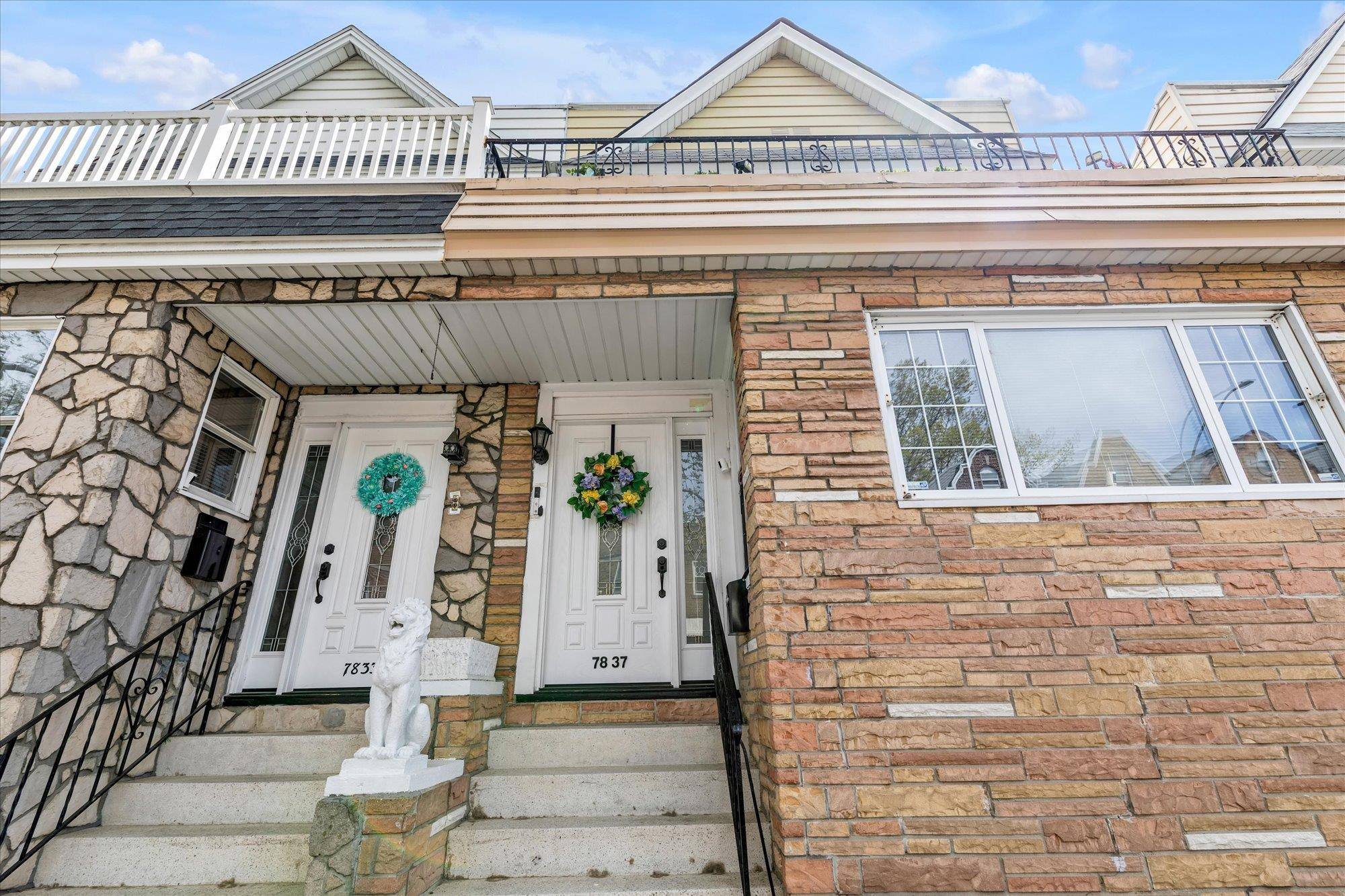 Spacious Galore and Very Well Kept Legal 2 Family Semi Detached House in the Heart of Glendale !