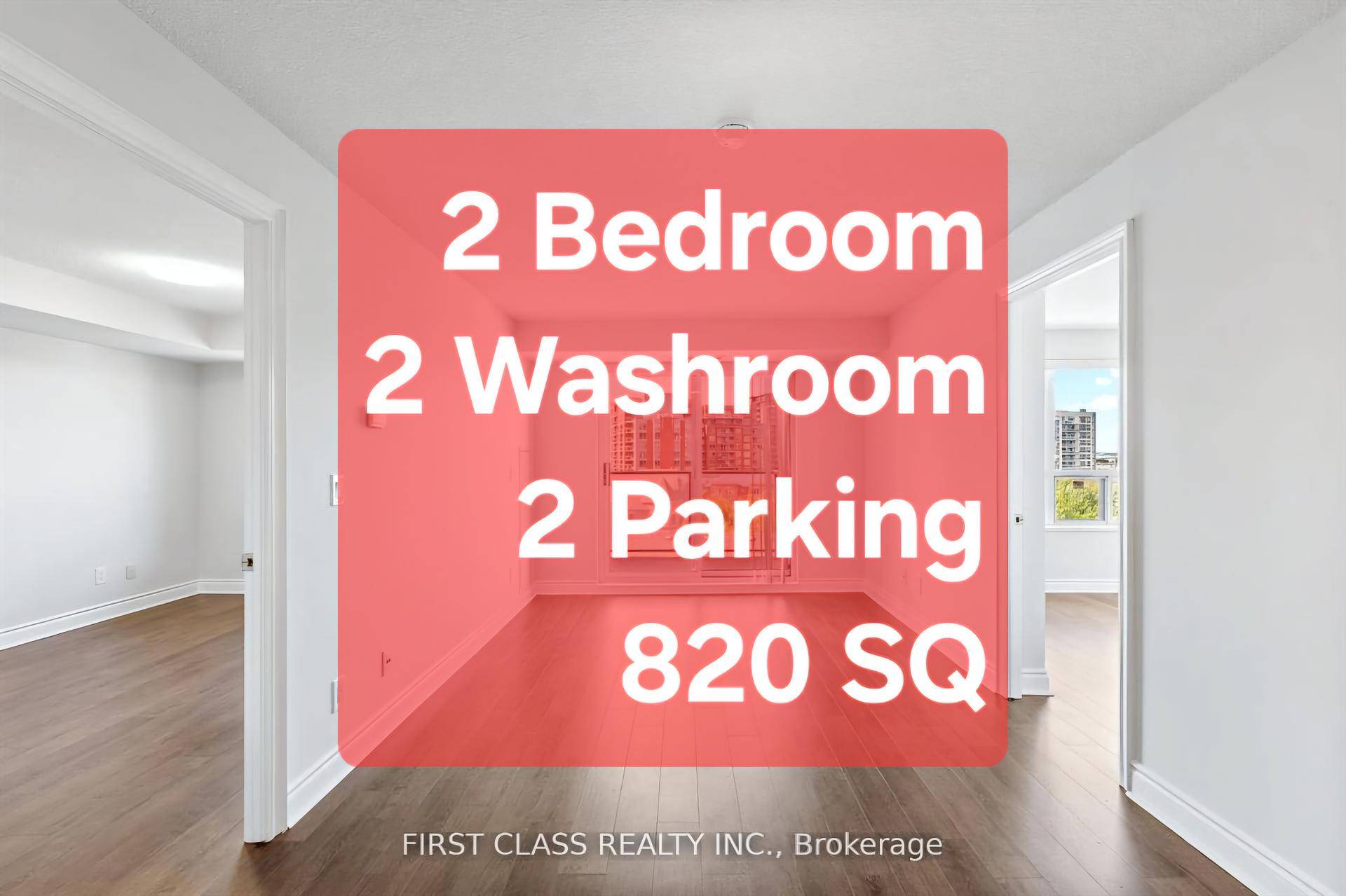 Well Maintained Condo with 2 Bedrooms split layout with 2 washrooms and 2 parkings.