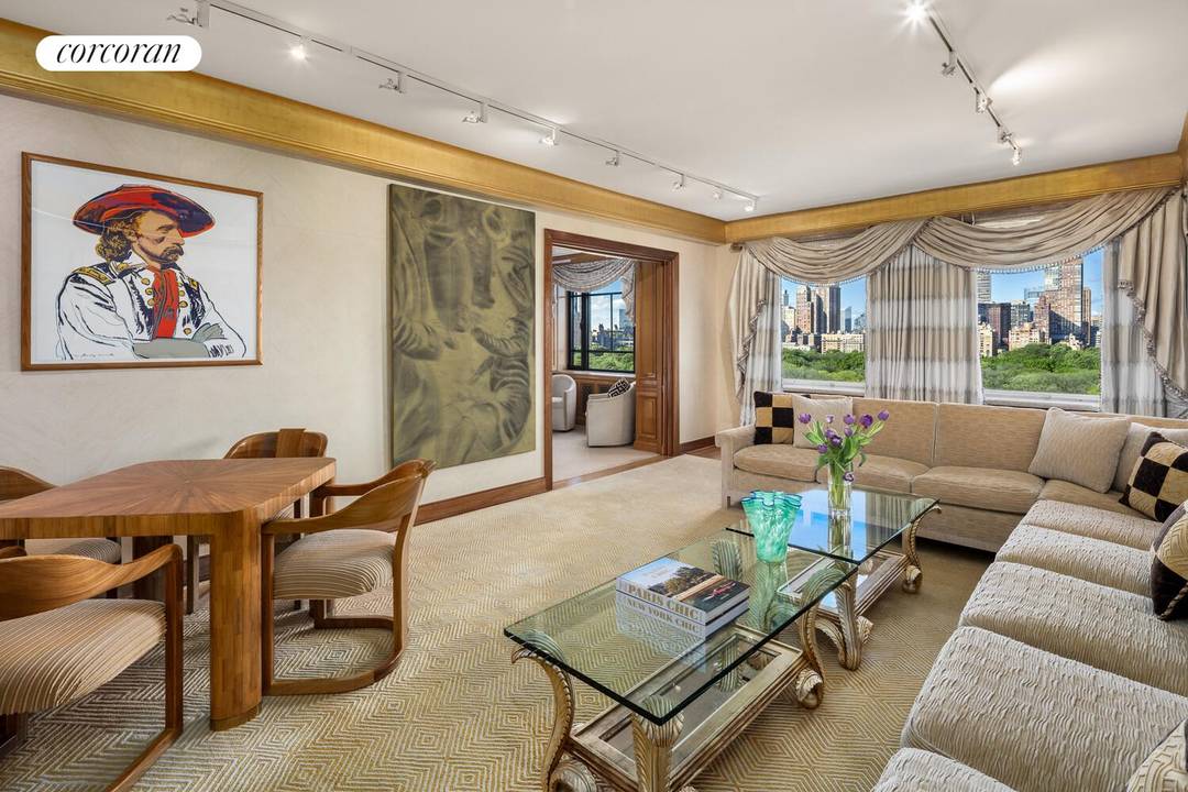 Perfectly positioned on the 16th floor of 875 Fifth Avenue, a distinguished Emory Roth cooperative, this elegant classic six has sweeping views of Central Park and the Manhattan skyline.