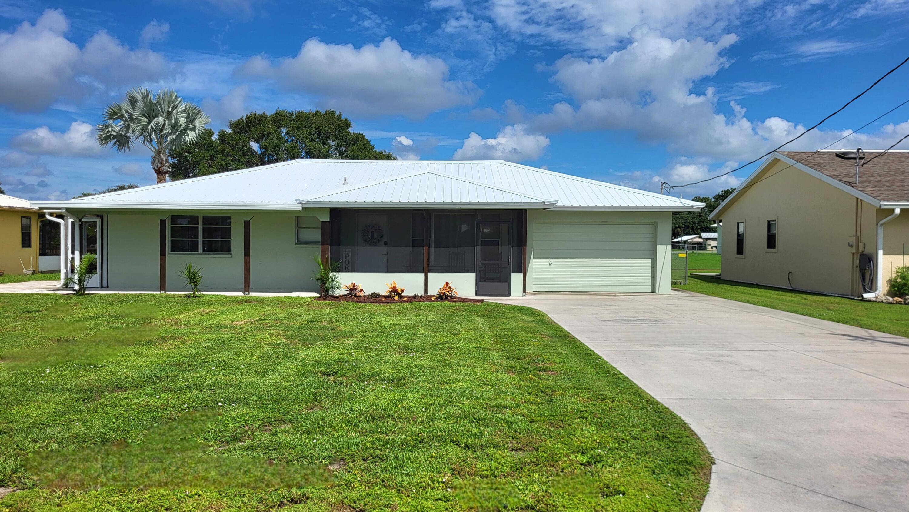 Turnkey move in ready 3 2 CBS home with tip top furnishings.