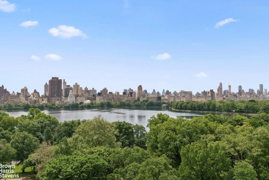 Spectacular Central Park and Reservoir views from this high floor corner prewar CONDOMINIUM.
