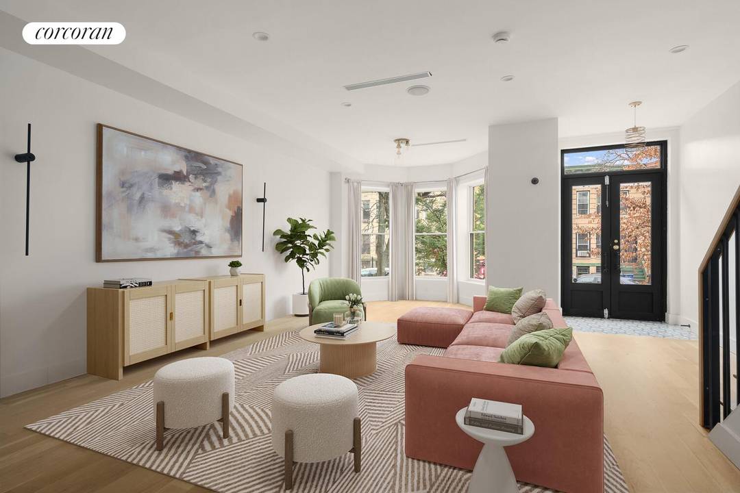 Welcome to 1489 Jefferson Avenue, a uniquely HUGE 20 foot wide, 55 foot deep, top of the line designed and crafted townhouse set on one of Bushwick's most beautiful tree ...