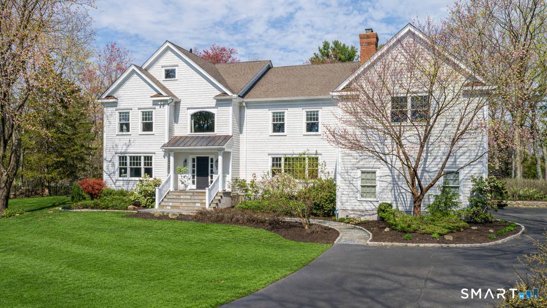 A rare offering in sought after South Wilton, this exceptional 2009 Colonial pairs over 5, 800 square feet of sophisticated living space with the feel of a private retreat.