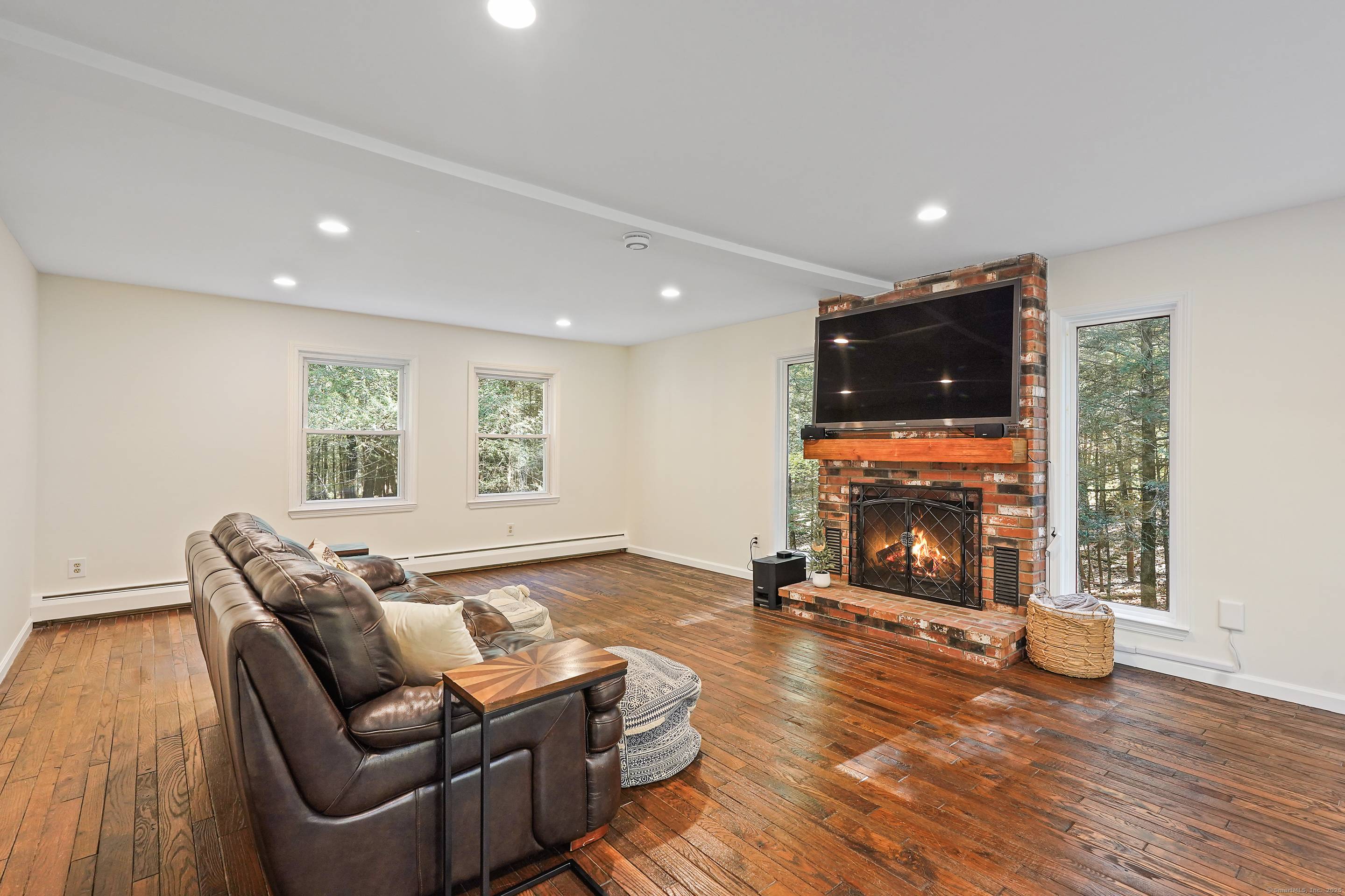 Nestled in the lovely, serenely private area of Barkwood Falls this spacious updated almost 2700SF 4 bedroom, 2.