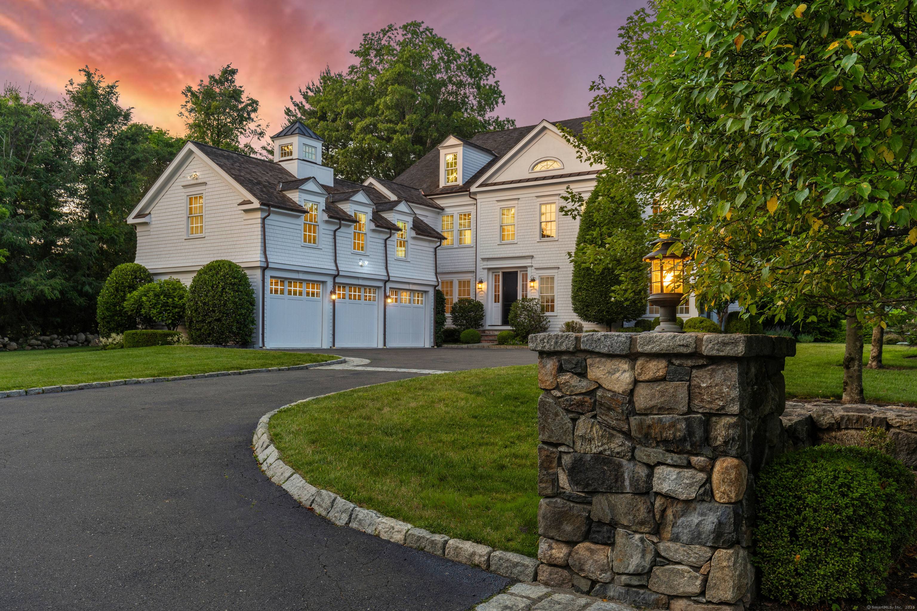 A special offering on one of New Canaan's most sought after streets, 1129 Oenoke Ridge is the definition of sophisticated, turn key living.