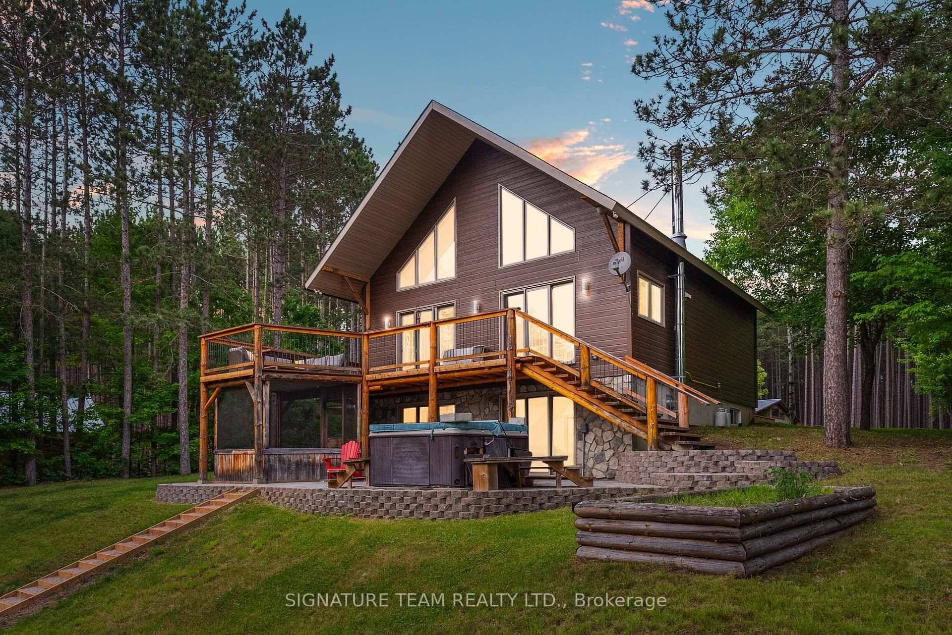 Stunning year round riverfront property set on 1.