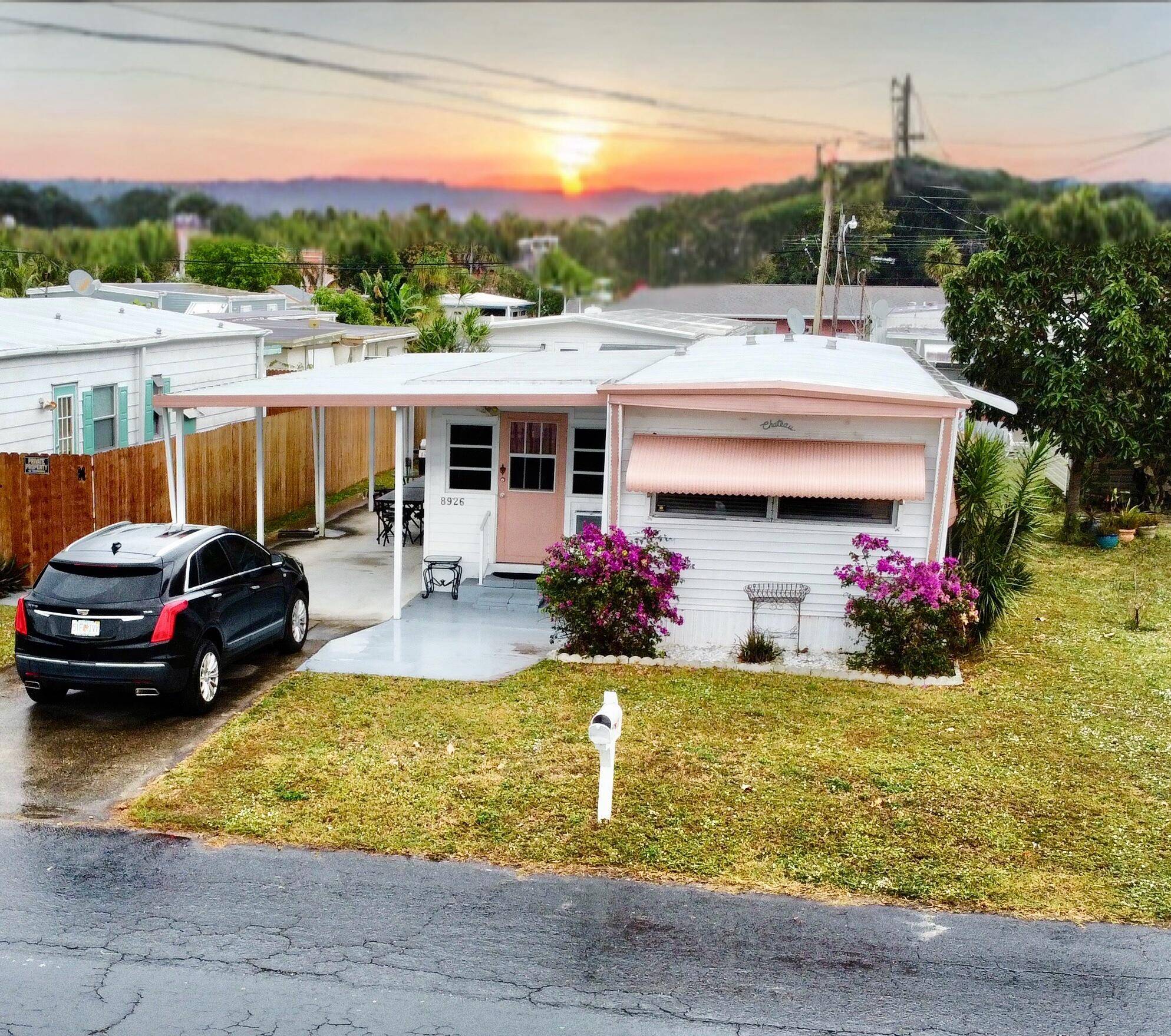 Charming, and well cared for 2bedroom and 1, 5 BA, move in ready fully furnshed mobile mfg home in a 55 community.