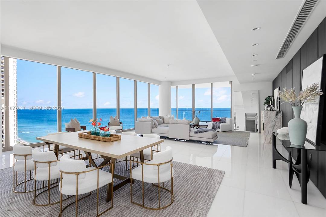 Unparalleled luxury is found in this elegant high rise residence at Acqualina Estates in Sunny Isles Beach, FL.