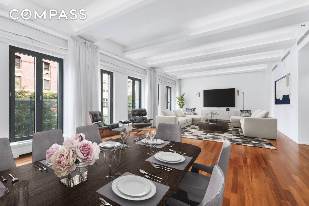 NO FEE. This spectacular 2800 sqft full floor loft offers 3 beds, 3.