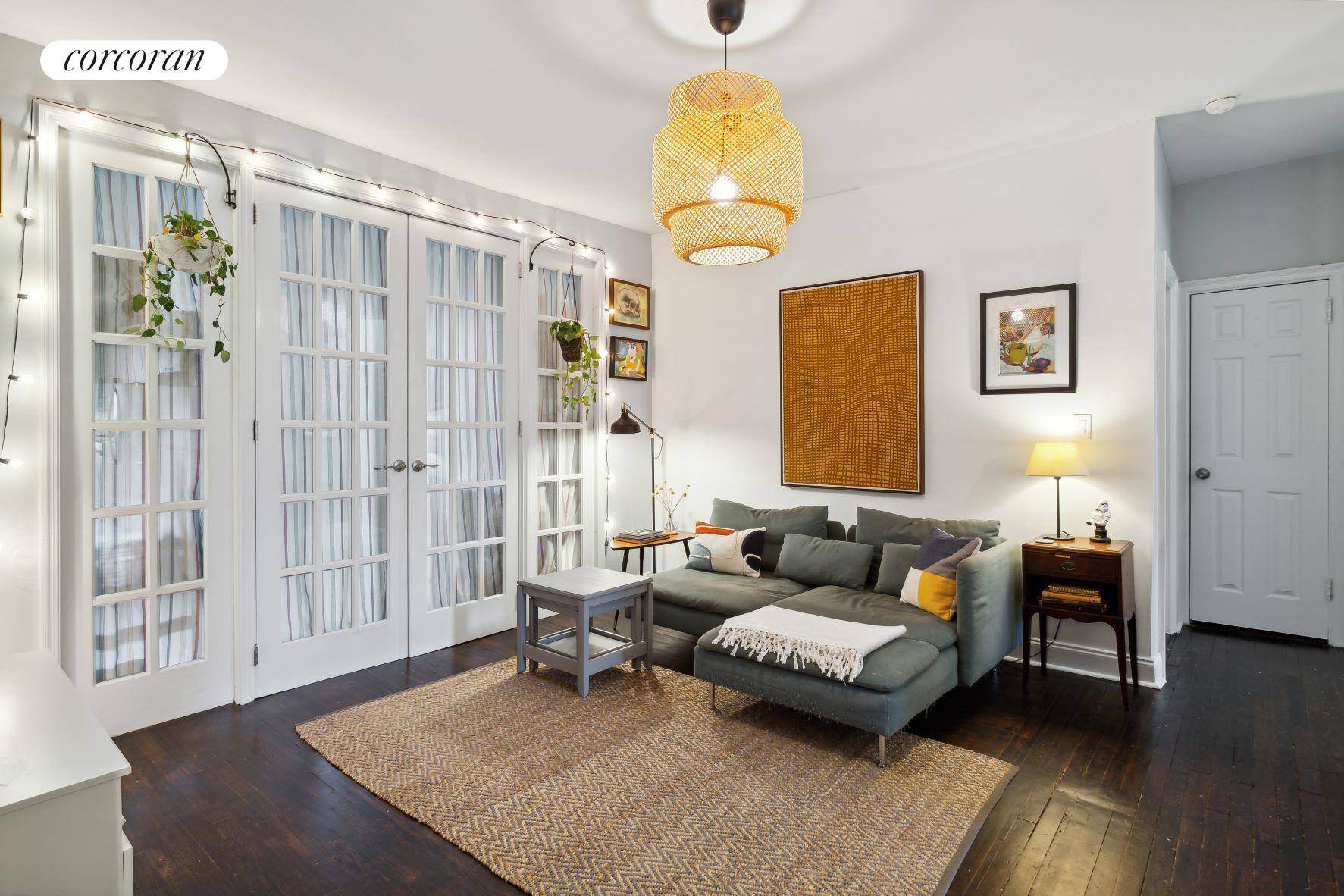 Welcome to Unit 4O, a charming and completely renovated apartment currently set up as a 2 Bedroom home located in a stately pre war co op in lovely Woodside, Queens.