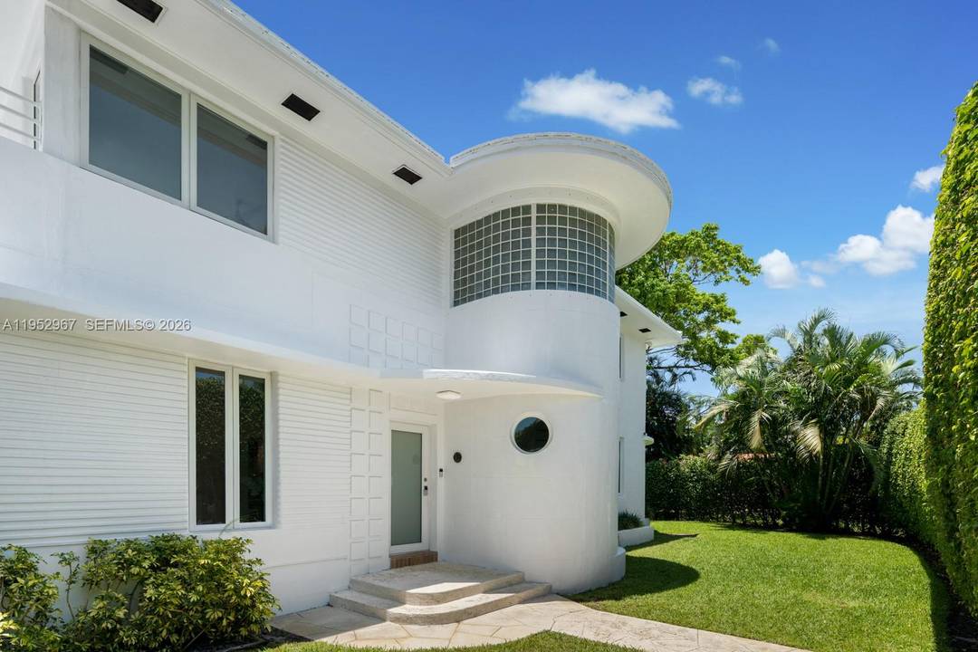 Rarely available Art deco home designed by famous architect, Henry Hohauser, winner of the Miami Designer Preservation League Barbara Capitman Award.