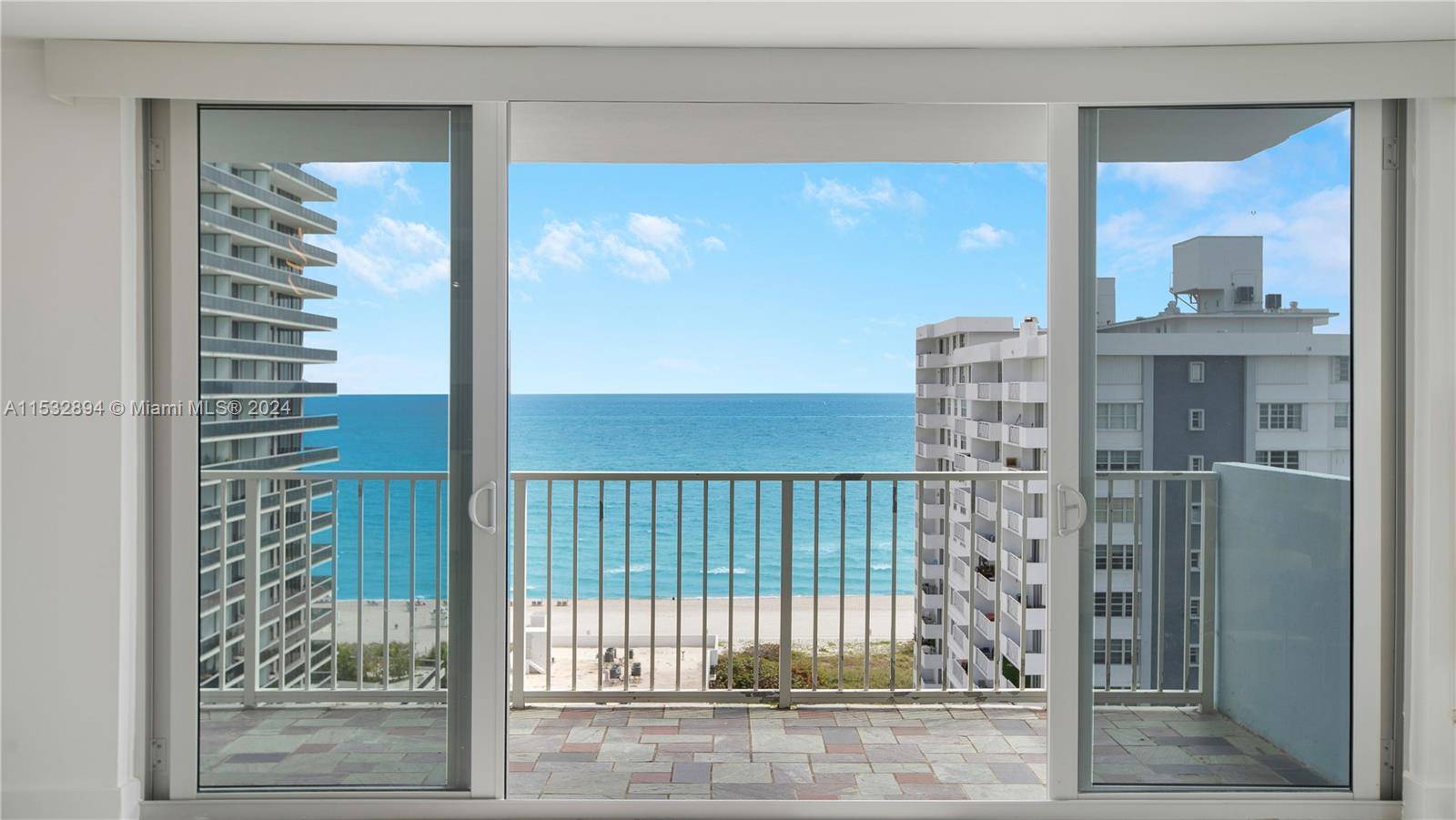 Spectacular 2 bed, 2 bath condo with ocean and intracoastal views, situated in a prime location on Collins Avenue.