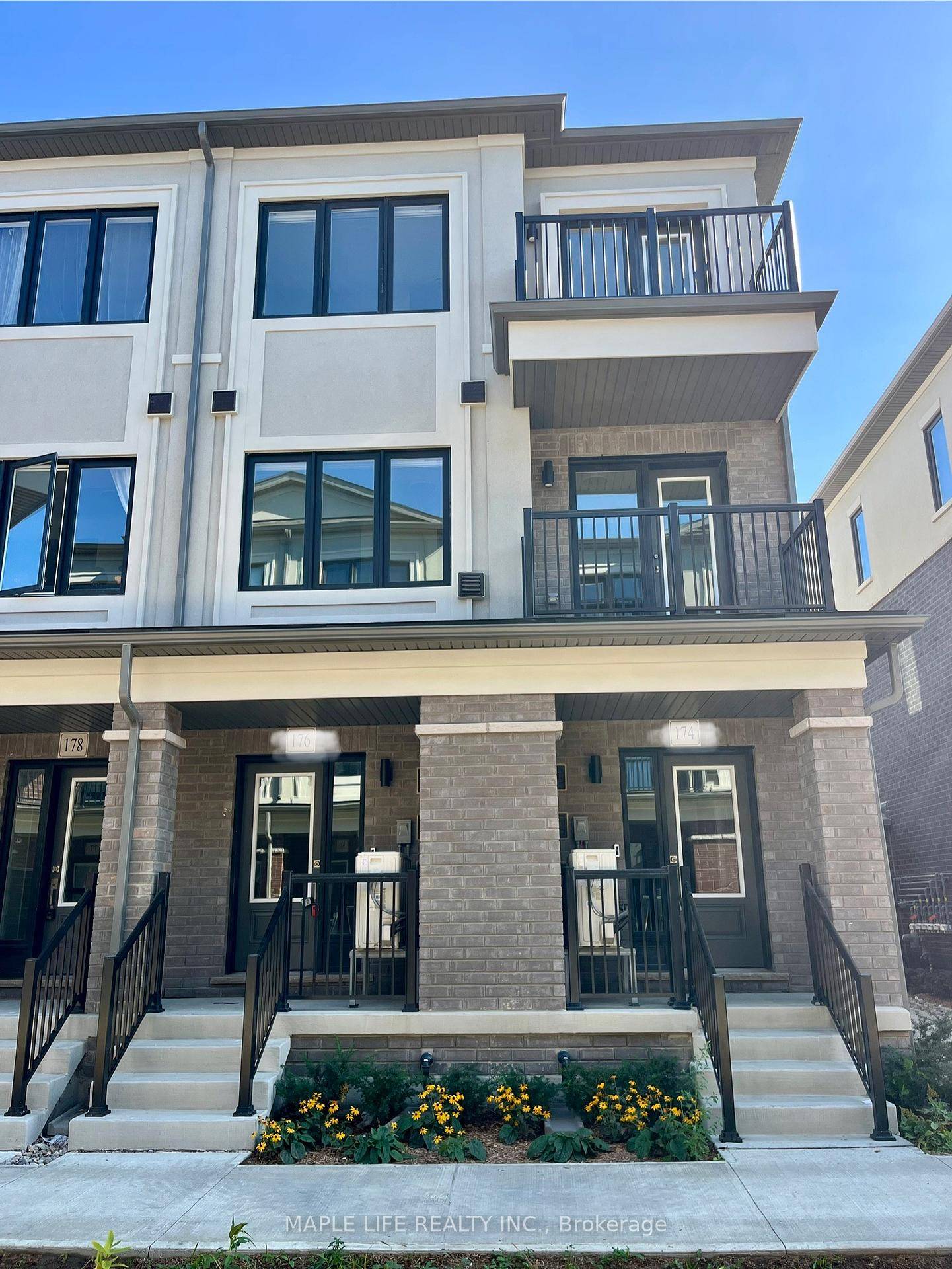 Never lived in, end unit Townhouse.