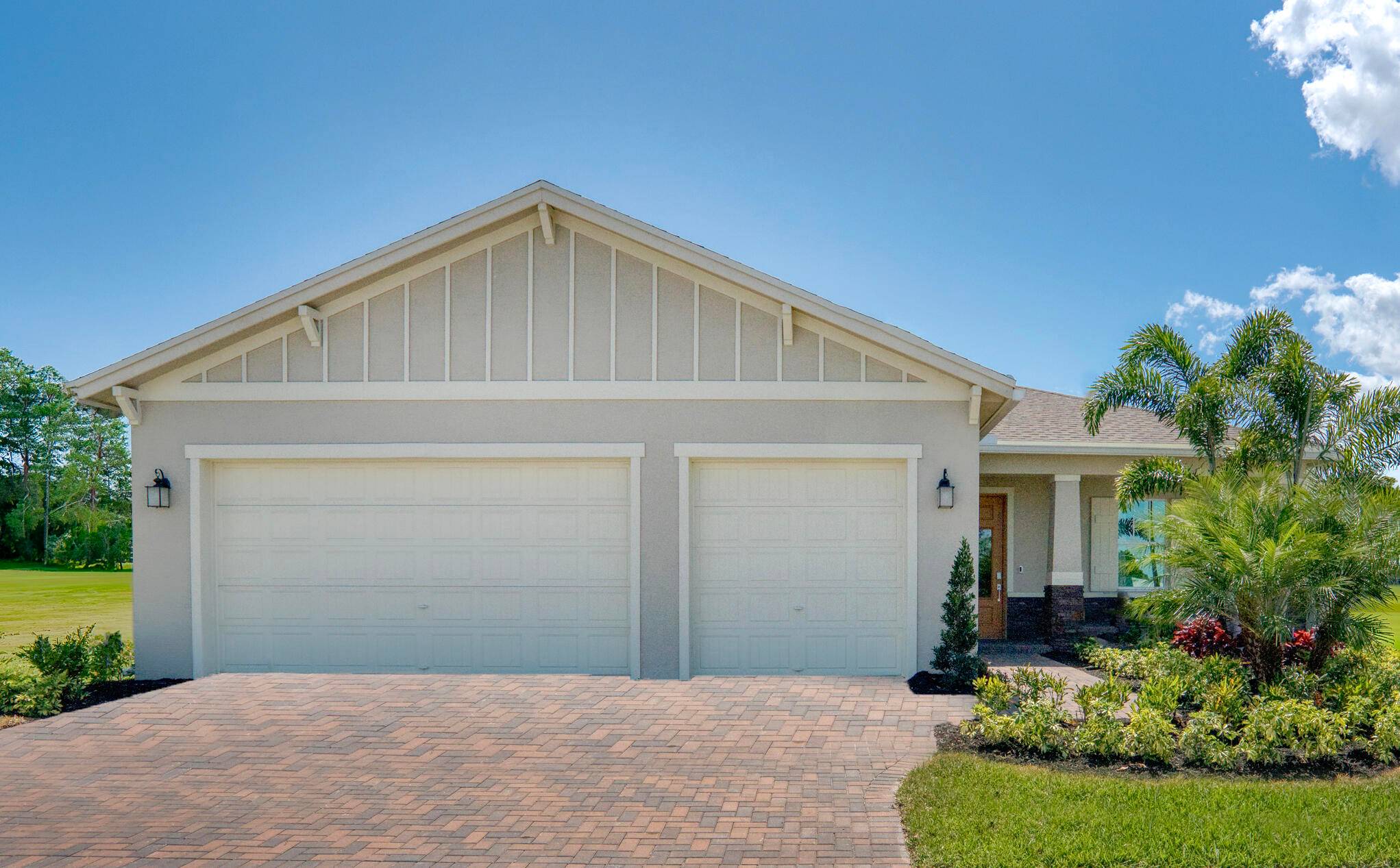 This 3 bedroom 2. 5 bathroom single story model home is designed for comfort and spacious living.