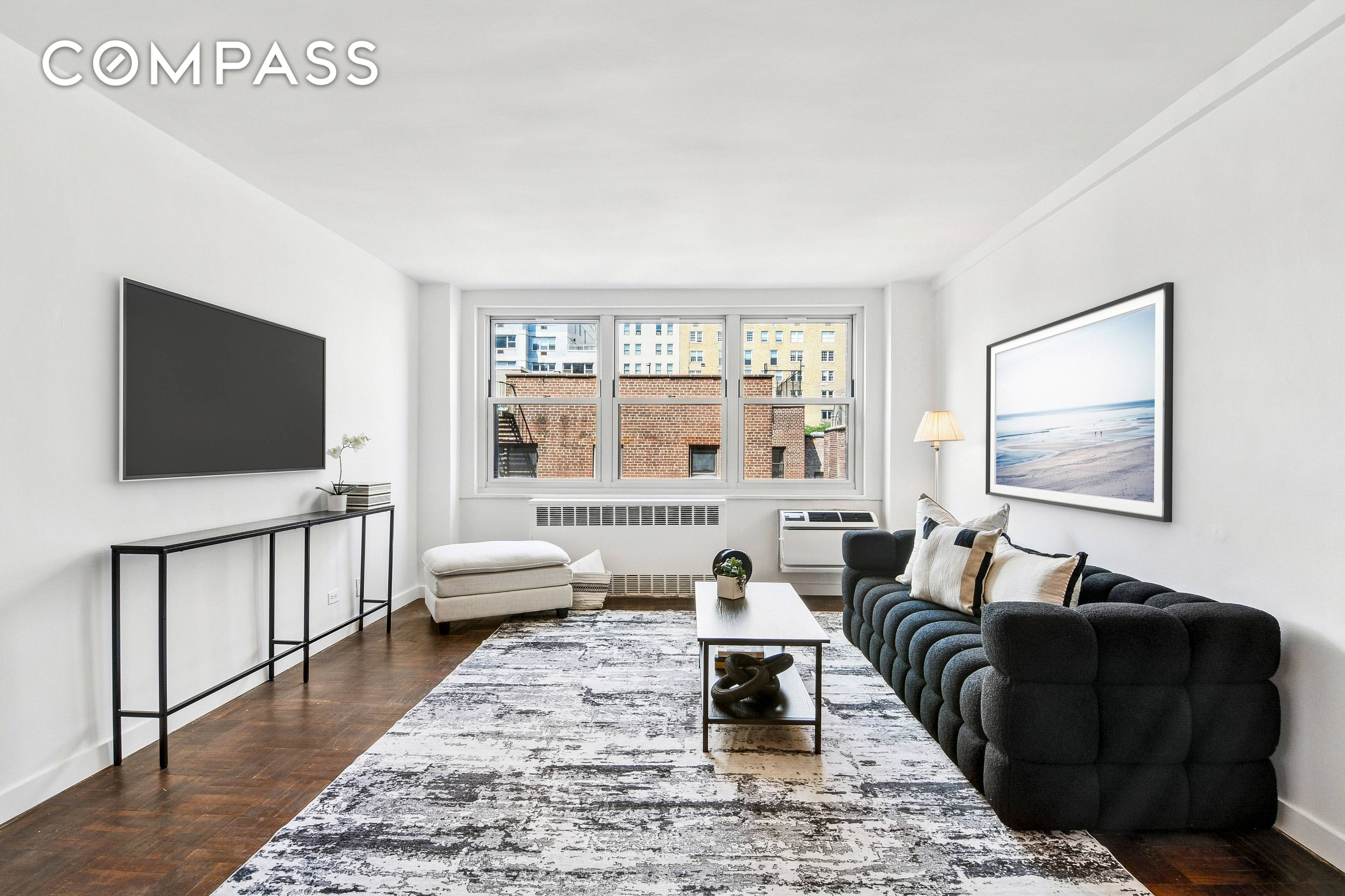 BRIGHT WITH BRAND NEW WINDOWS FRESHLY PAINTED BRAND NEW AC UNITS Apartment 7D at 315 East 70th Street a corner unit with a flexible layout, conveniently located in a fantastic ...