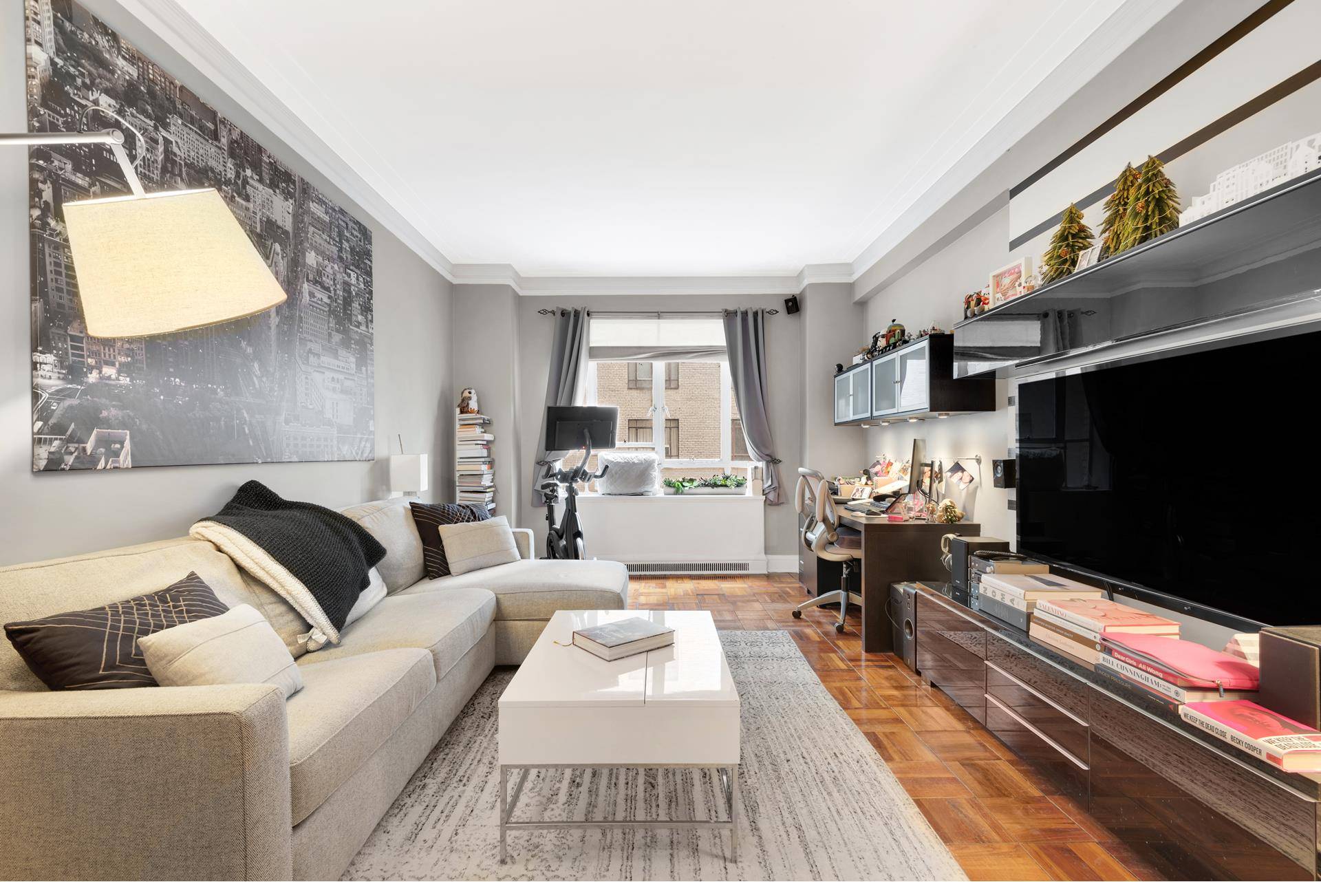 This rarely available large and lovely south facing one bedroom at The Century Condominium on beautiful Central Park West is now available.