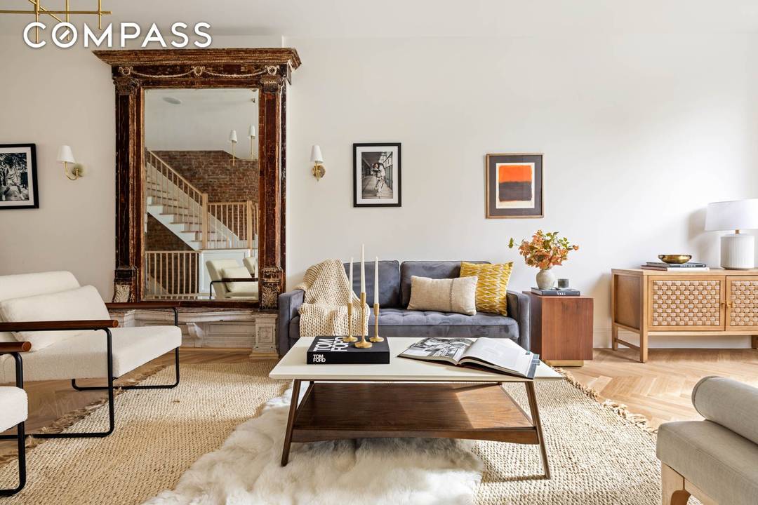 Discover 429 Decatur Street a beautifully reimagined 18 foot wide two family brownstone that seamlessly blends refined modern design with the enduring elegance of its 1910 origins.