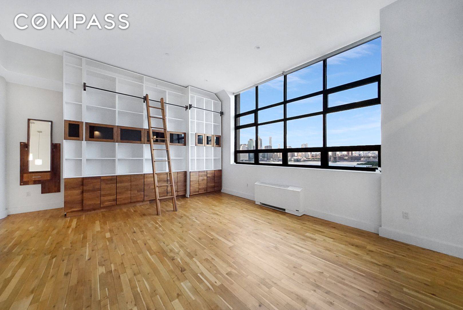 Rarely available corner two bedroom at 360 Furman street.