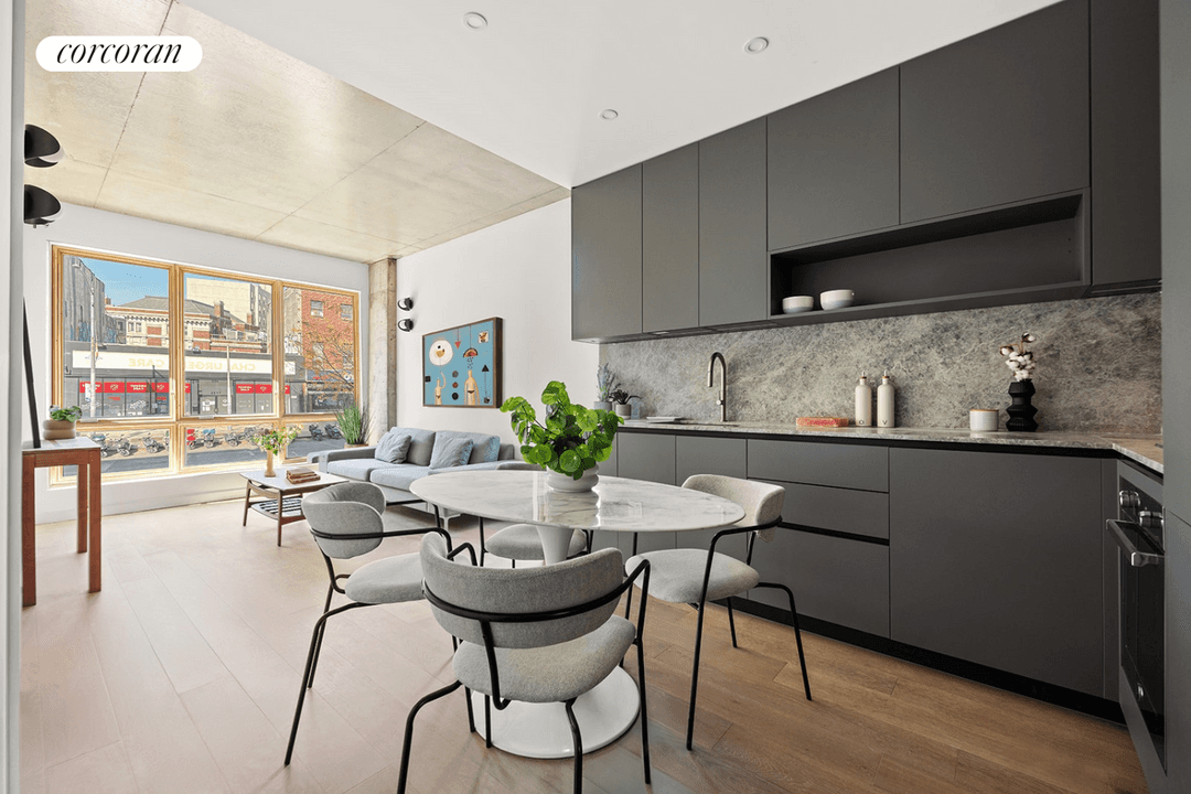 Welcome to 1118 Fulton Street a meticulously designed boutique elevator condominium that effortlessly combines modern luxury with the timeless character of Brooklyn's Bedford Stuyvesant and Clinton Hill.