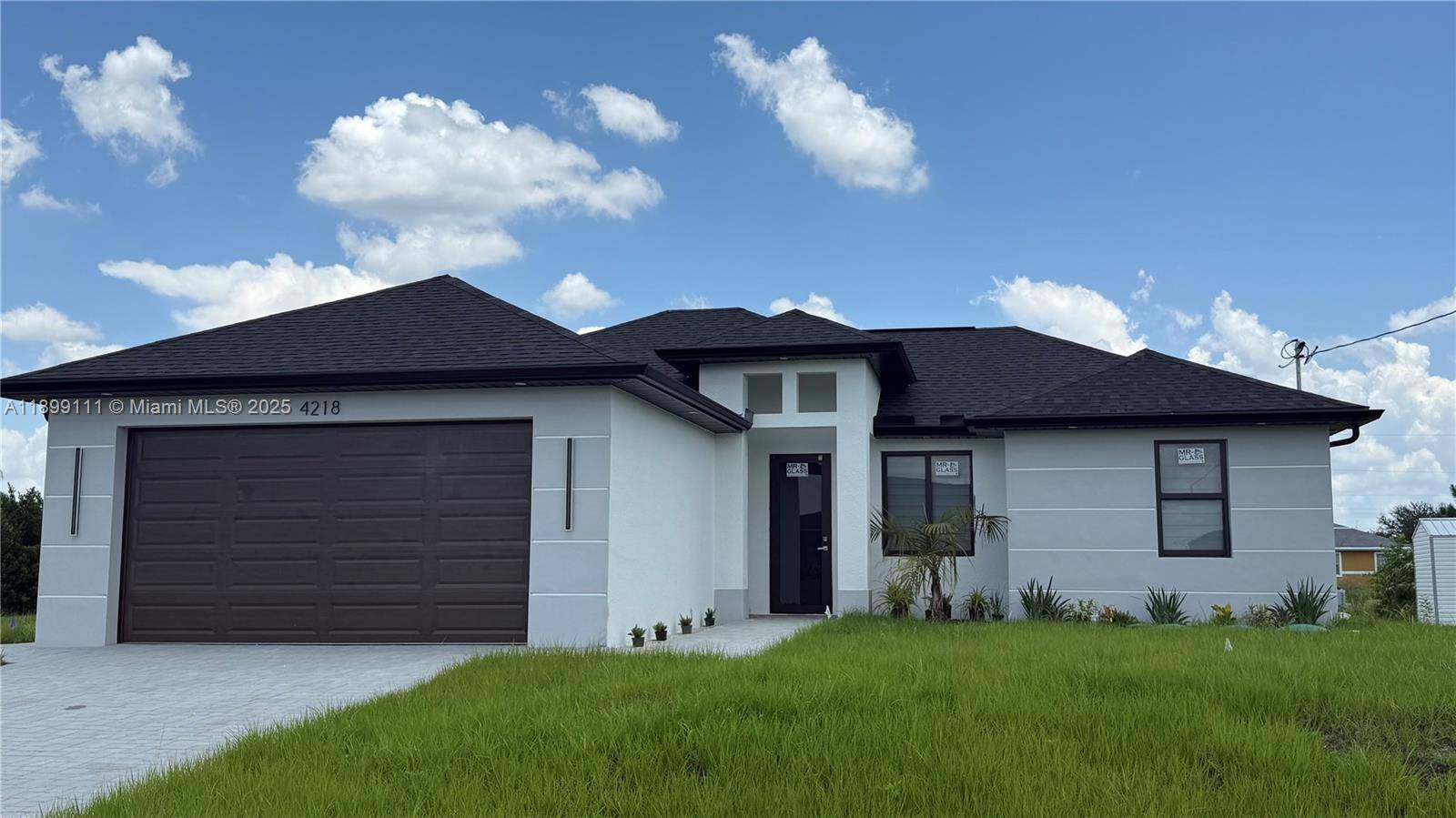 READY TO MOVE IN ! This stunning new construction home features 3 bedrooms, 2 bathrooms, and impact windows for added security and energy efficiency.