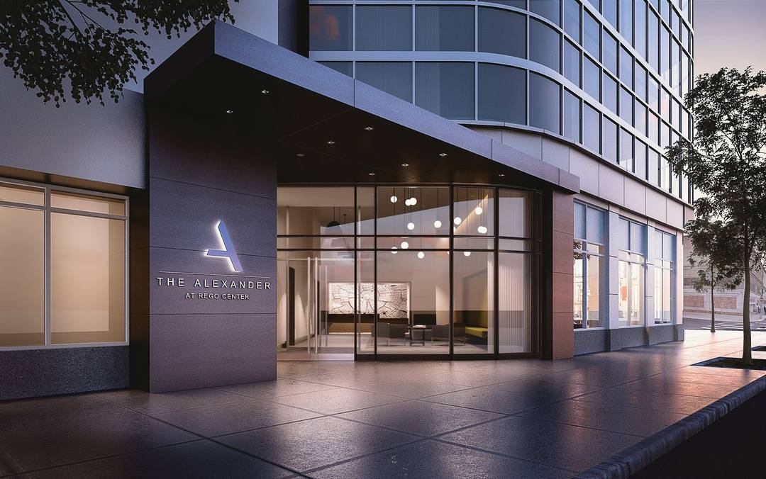 Bright 2 bedroom with over sized windows, a gourmet kitchen featuring stainless steel appliances and Caesarstone quartz counters, and an in unit washer dryer.