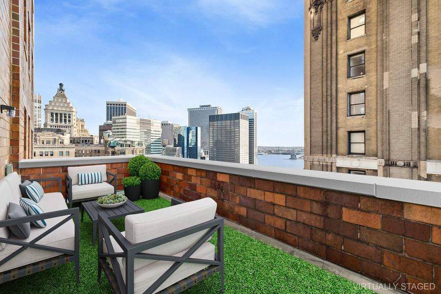 VIEWS ! VIEWS ! VIEWS ! Luxurious Corner 1BR with Huge Private Terrace !