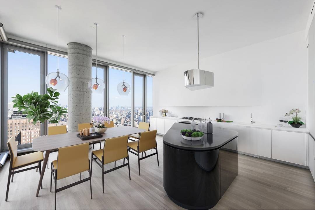 Exquisite 4 Bedroom Residence at 56 Leonard An Architectural Masterpiece Soaring high above Manhattan, 56 Leonard Street is an architectural icon designed by world renowned firm Herzog amp ; de ...