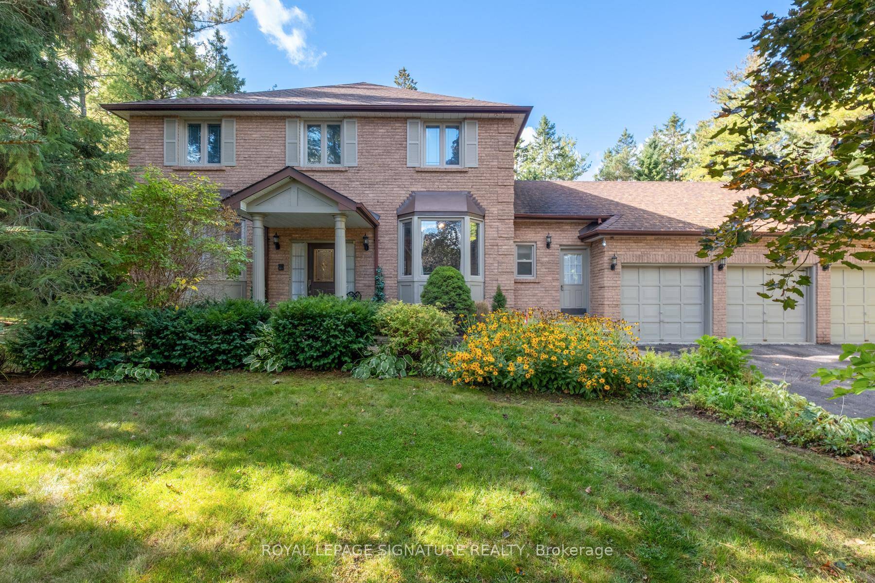 Tucked away in one of Whitchurch Stouffville's most desirable enclaves, 4 Ruth Court is an impeccably maintained custom built homeset on a private, mature tree lined lot 158 ft 155 ...