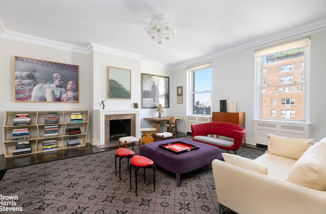 Perched high above Park Avenue at the apex of Carnegie Hill, this sophisticated 10 into 9 room prewar gem offers elegant living on the Upper East Side.